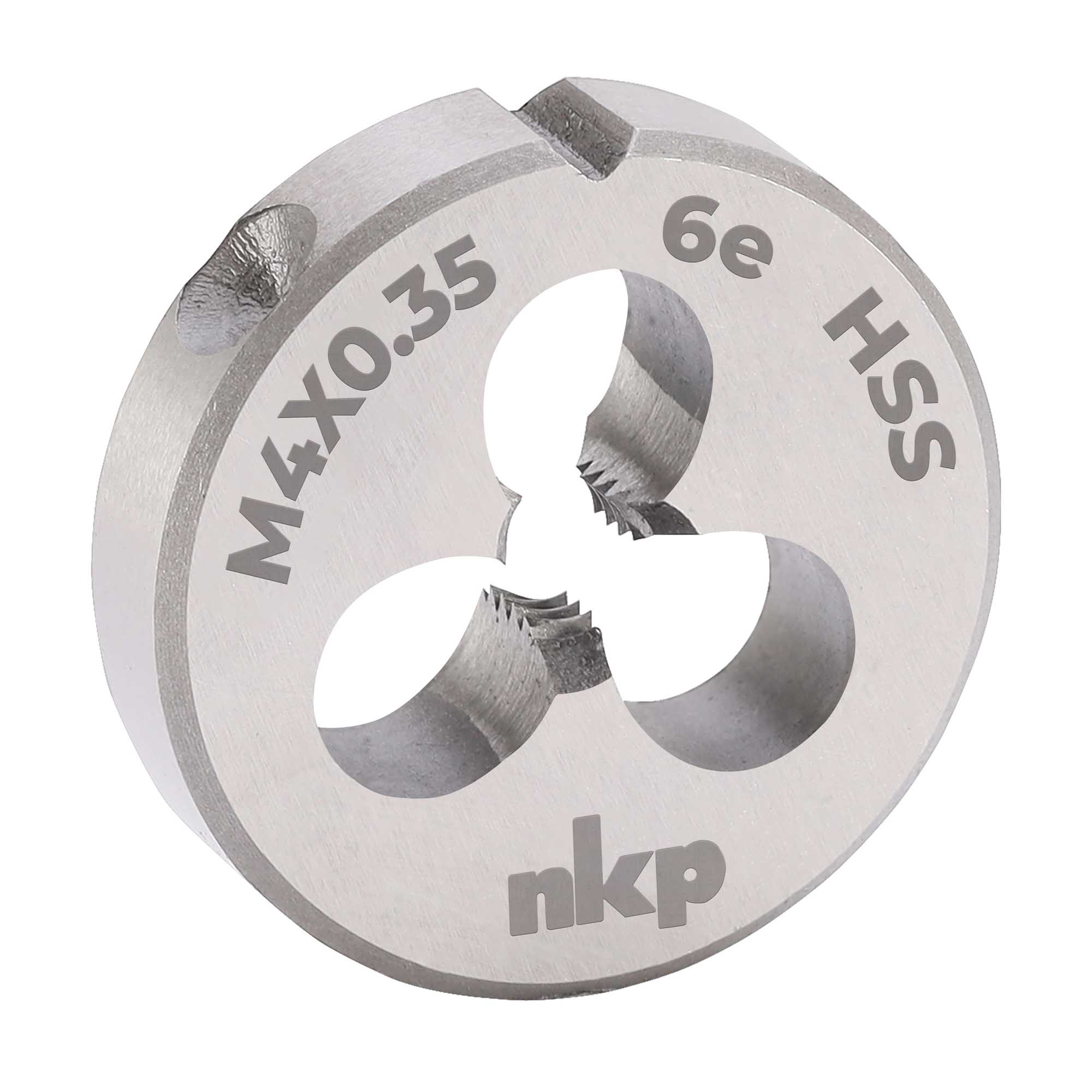 Плашка NKP М4х0,35 DINEN22568 HSS 6e 20х5мм 239042N