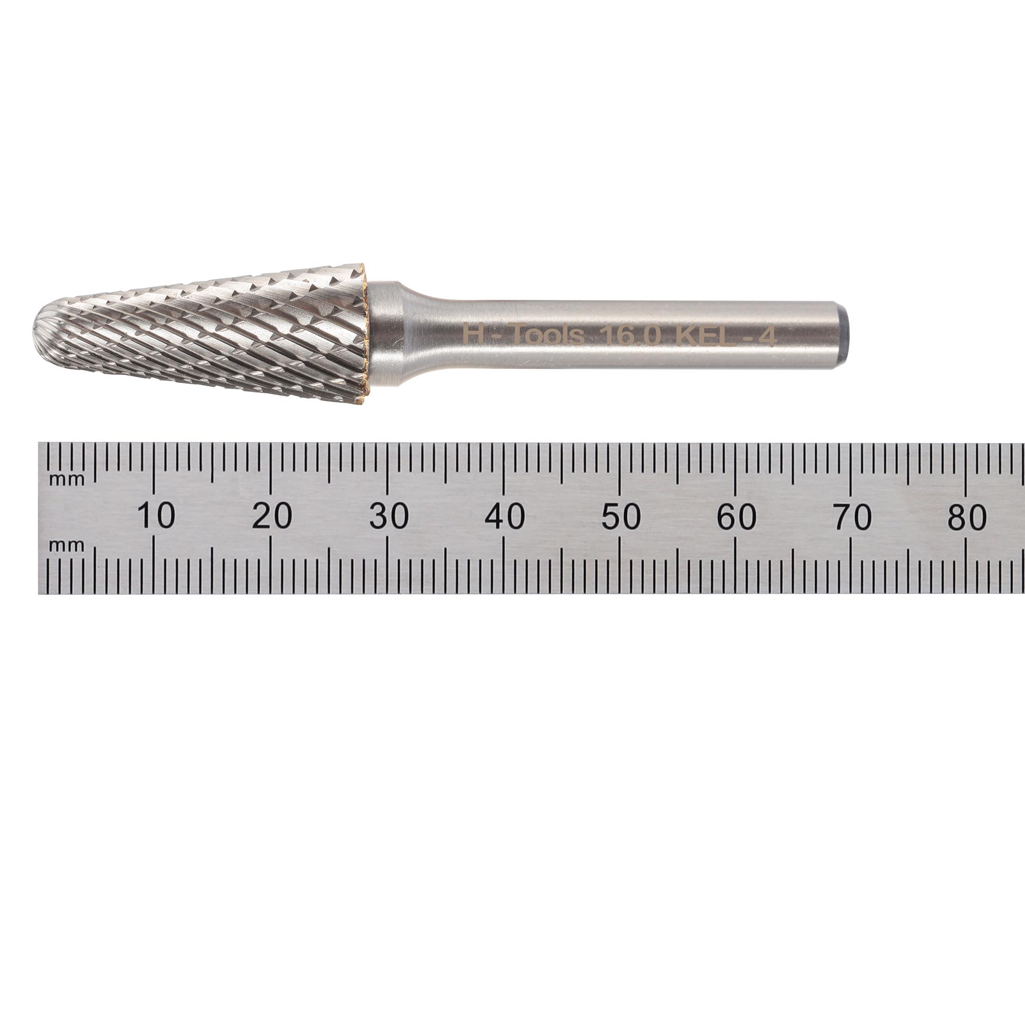 Бор-фреза твердосплавная H-Tools L(KEL) 16,0x30x70x6мм HM 116237HT