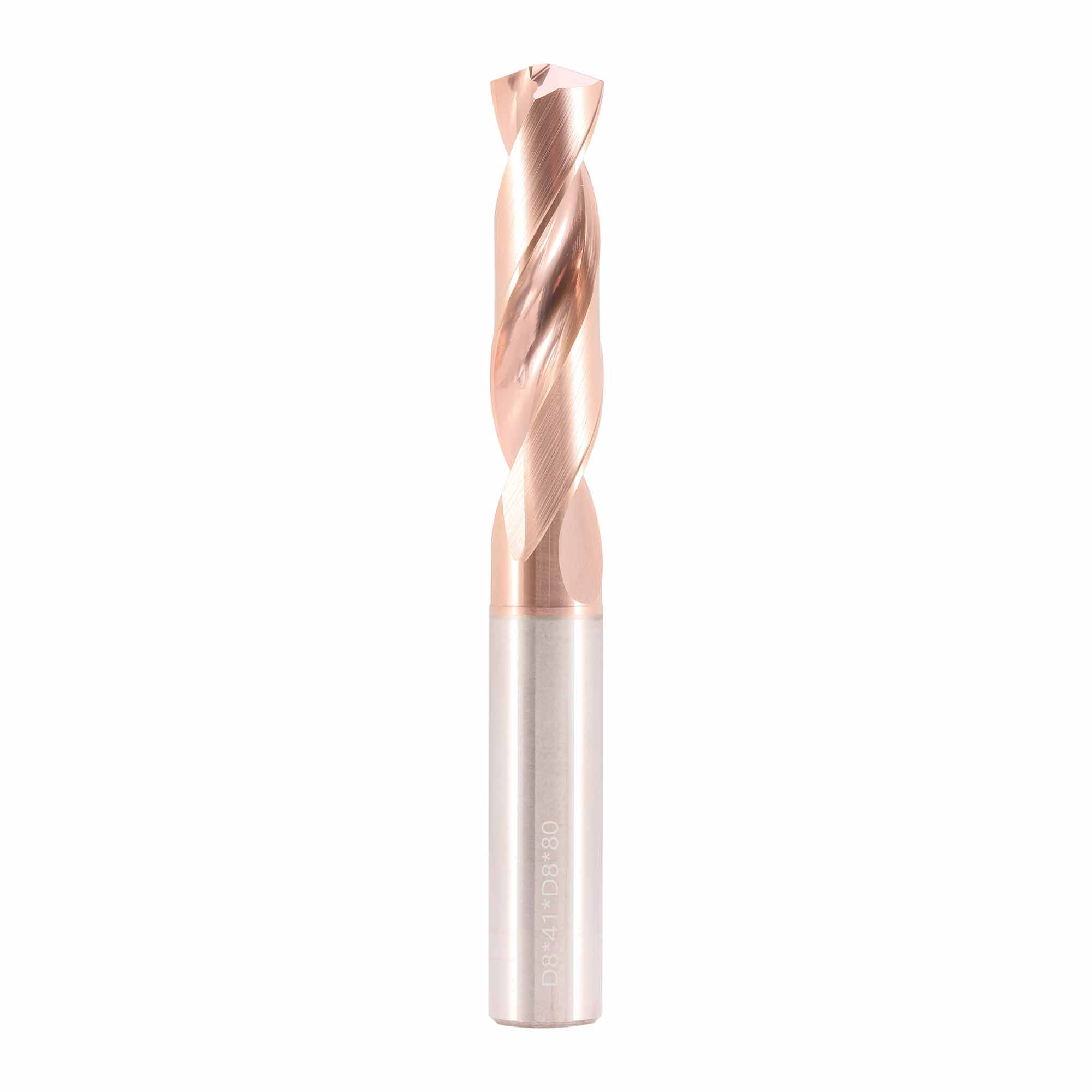Сверло твердосплавное 8,0x80/41мм d08 VHM TiSiN 140° 60HRC BSKT BSE066D009-8