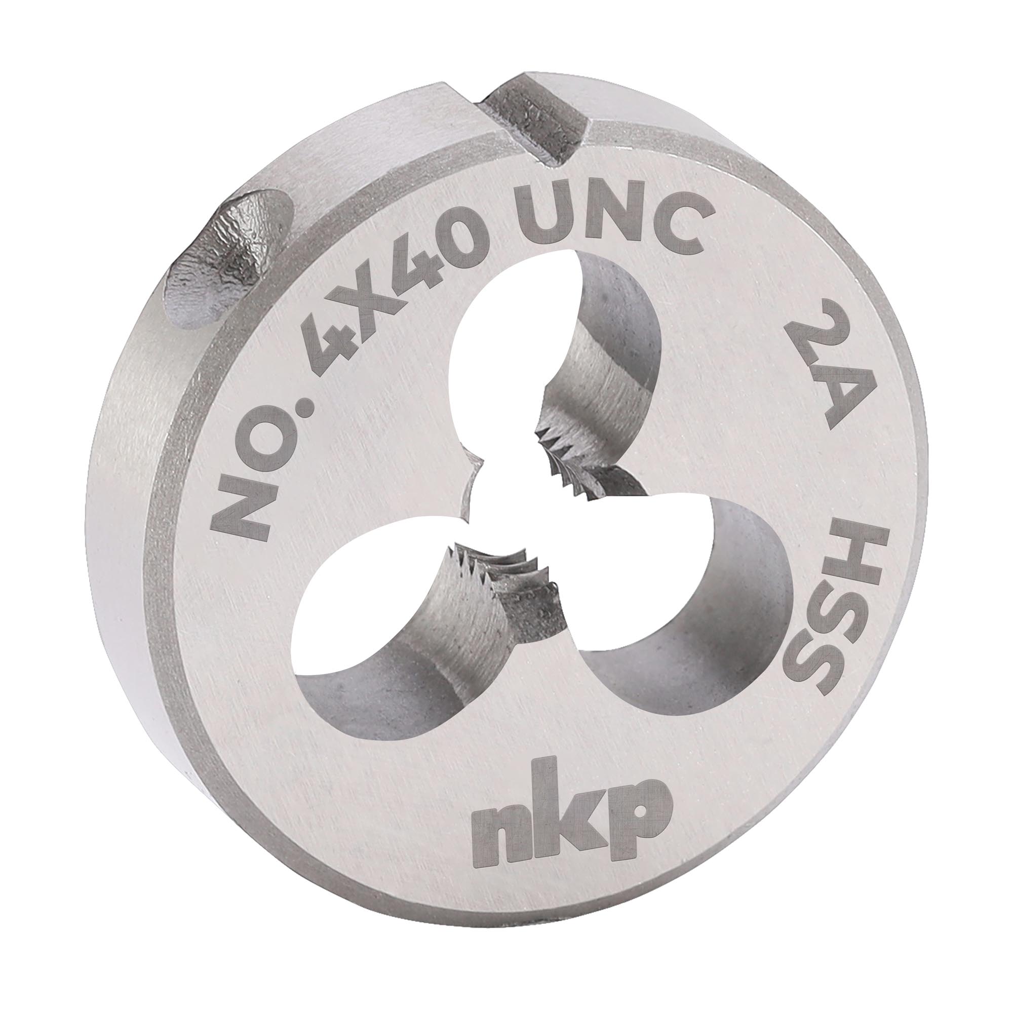 Плашка дюймовая NKP UNC №4-40 HSS DIN22568 20x5мм 245004N