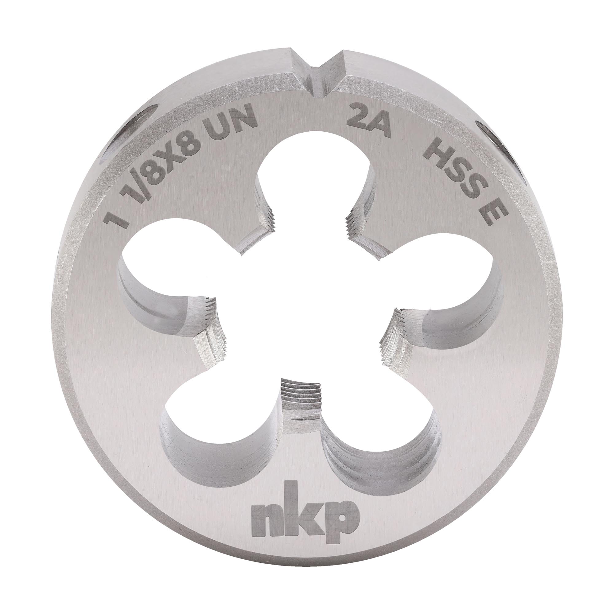Плашка дюймовая NKP UN 1,1/8"-8 HSSE DIN22568 65x25мм 29910180UN08