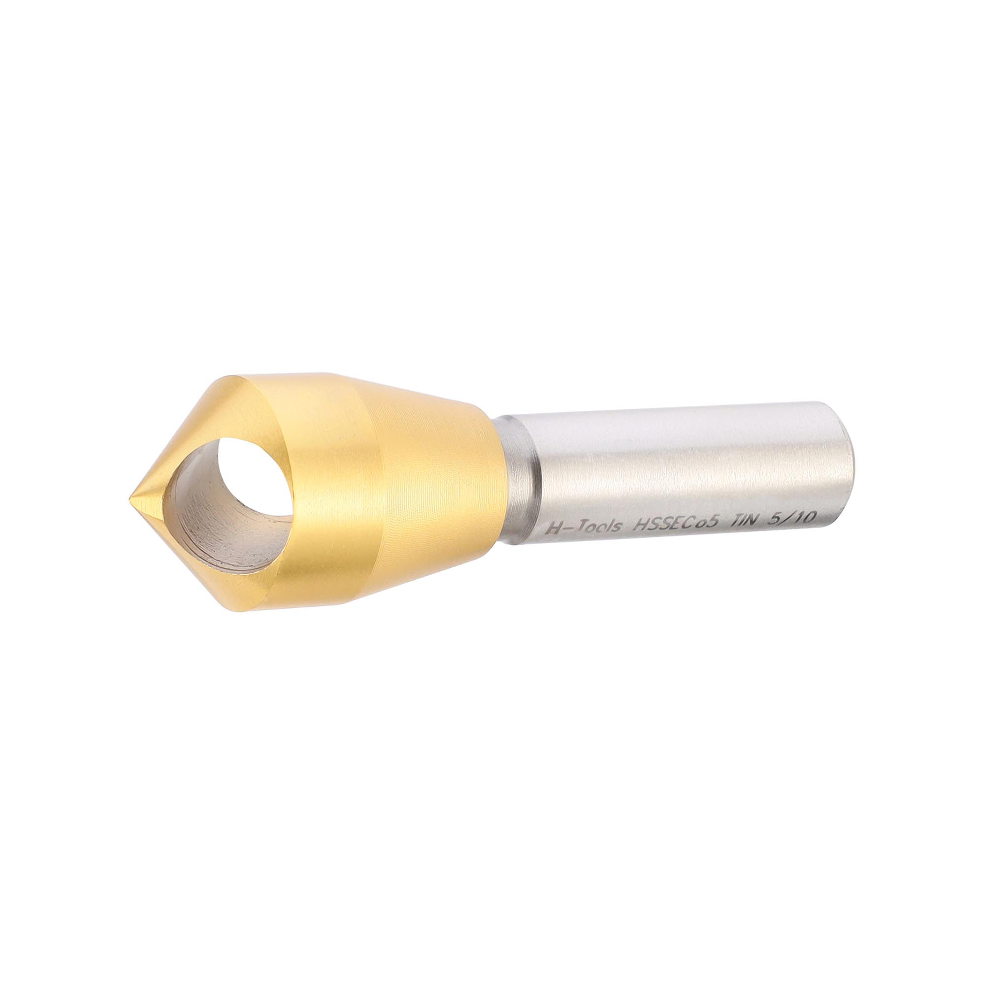 Зенковка полая с отверстием H-Tools 90° 14,0мм 5/10 HSSE-Co5 TiN 893010EHT