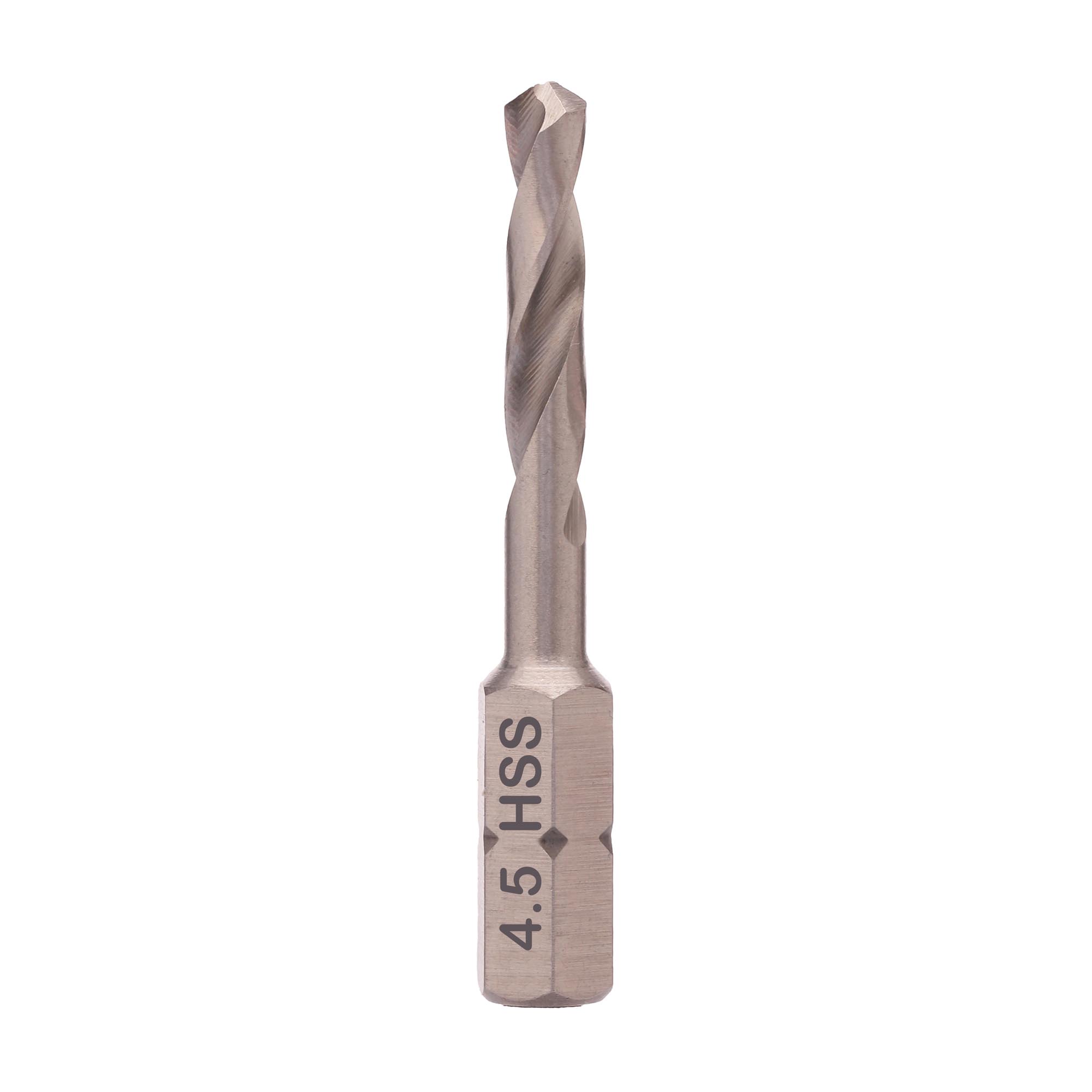 Сверло по металлу Hex-1/4" 4,5x46/24мм h8 3xD HSS-G 118° Volkel 67145