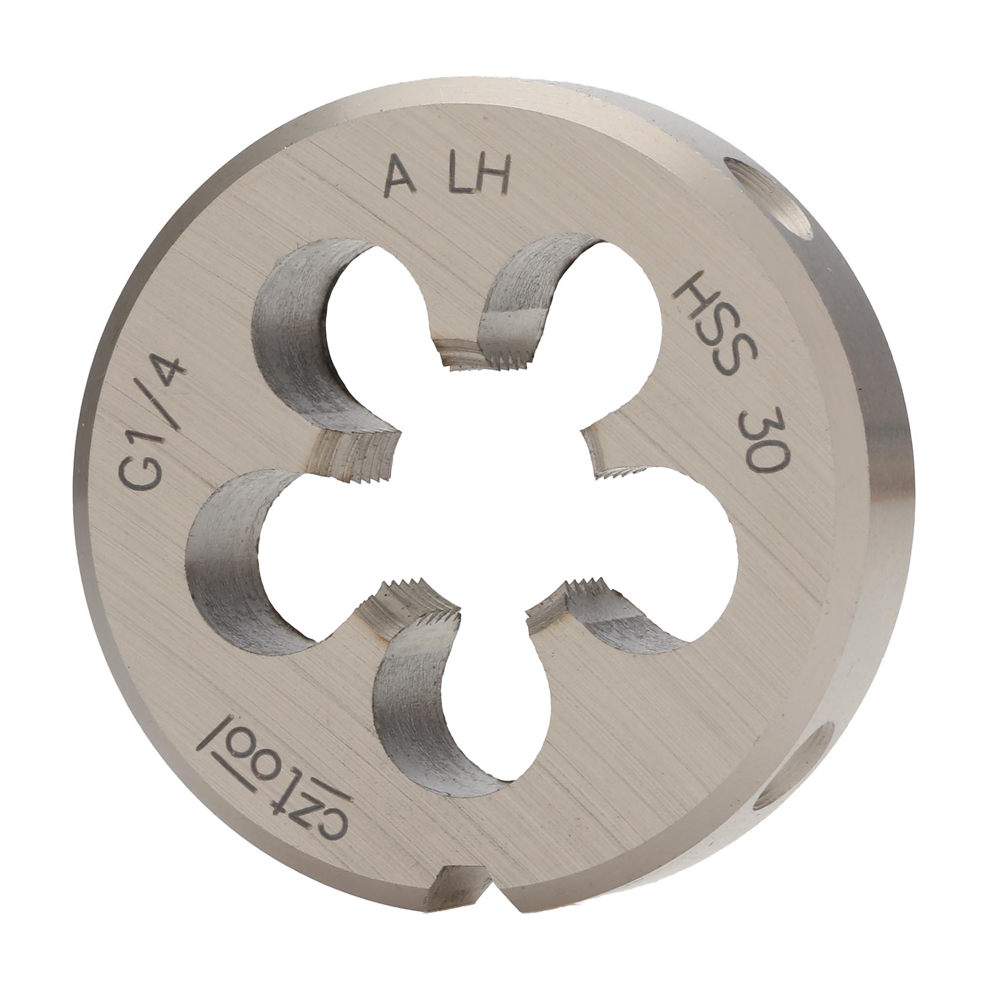 Плашка трубная левая Bucovice Tools G 1/4"-19 HSS DIN EN 24231 A 38x10мм 252140