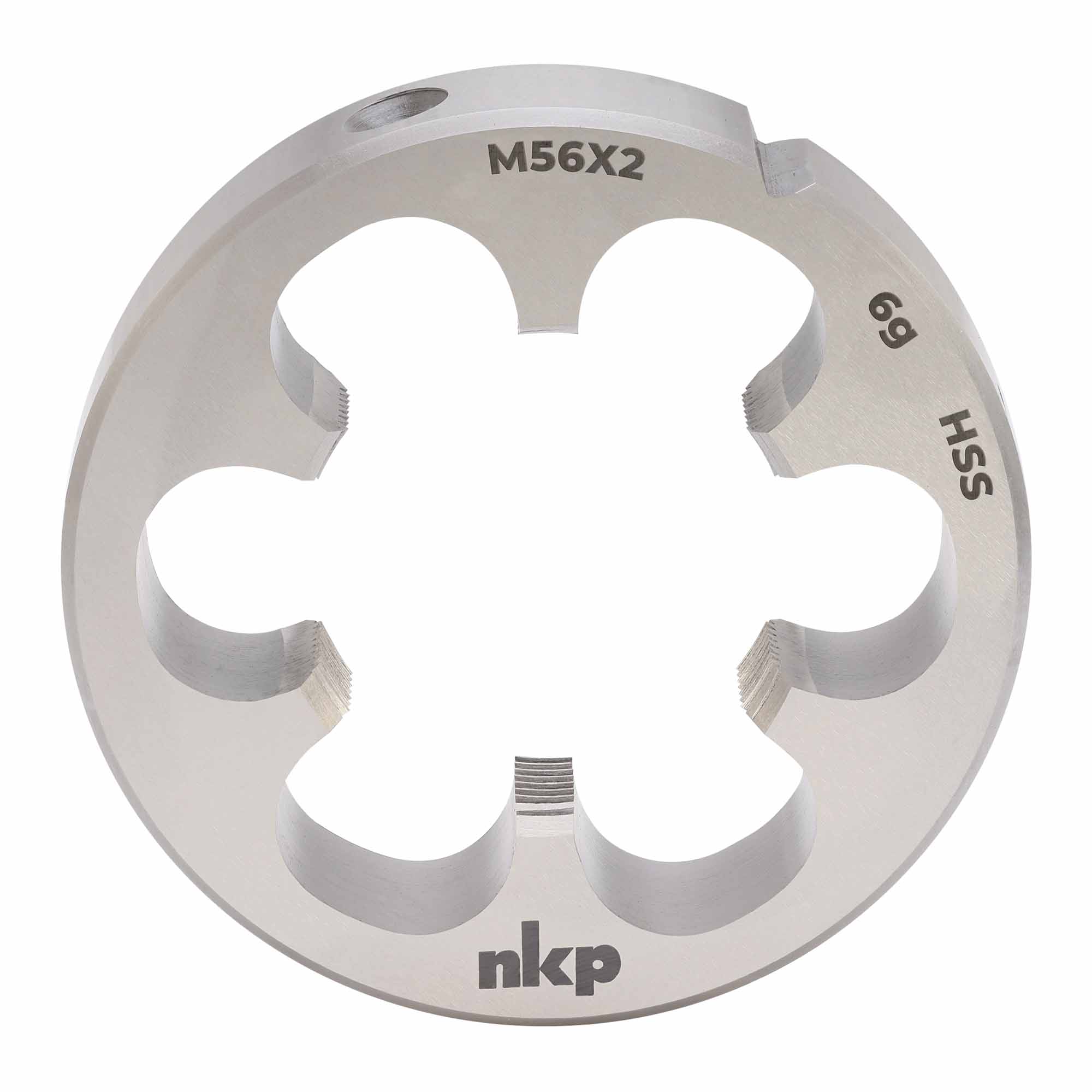 Плашка NKP М56х2,0 DINEN22568 HSS 6g 105х22мм 240562N