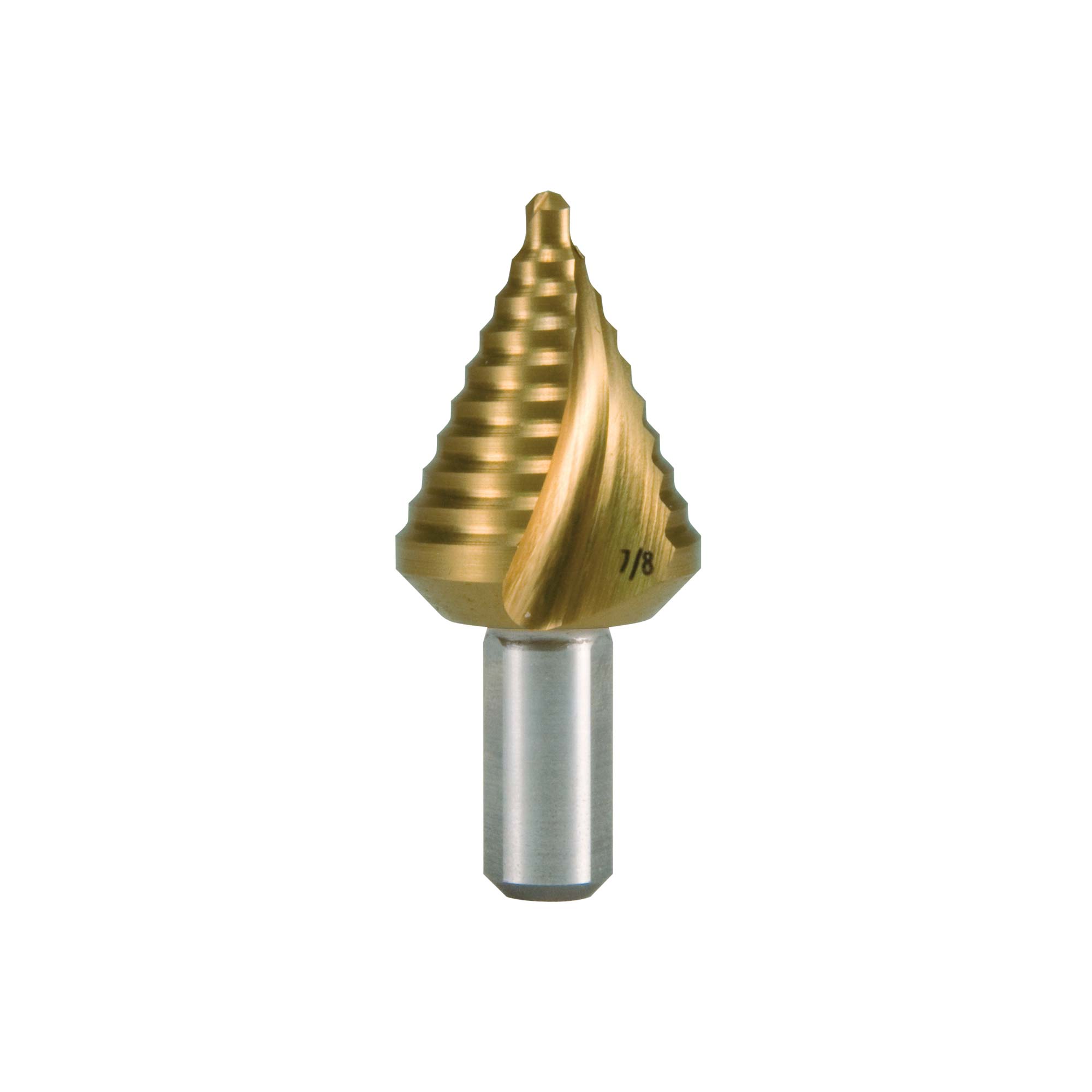 Сверло ступенчатое дюймовое Ruko 7/8" HSS-G TiN 1ступ. d=3/8" 101708T