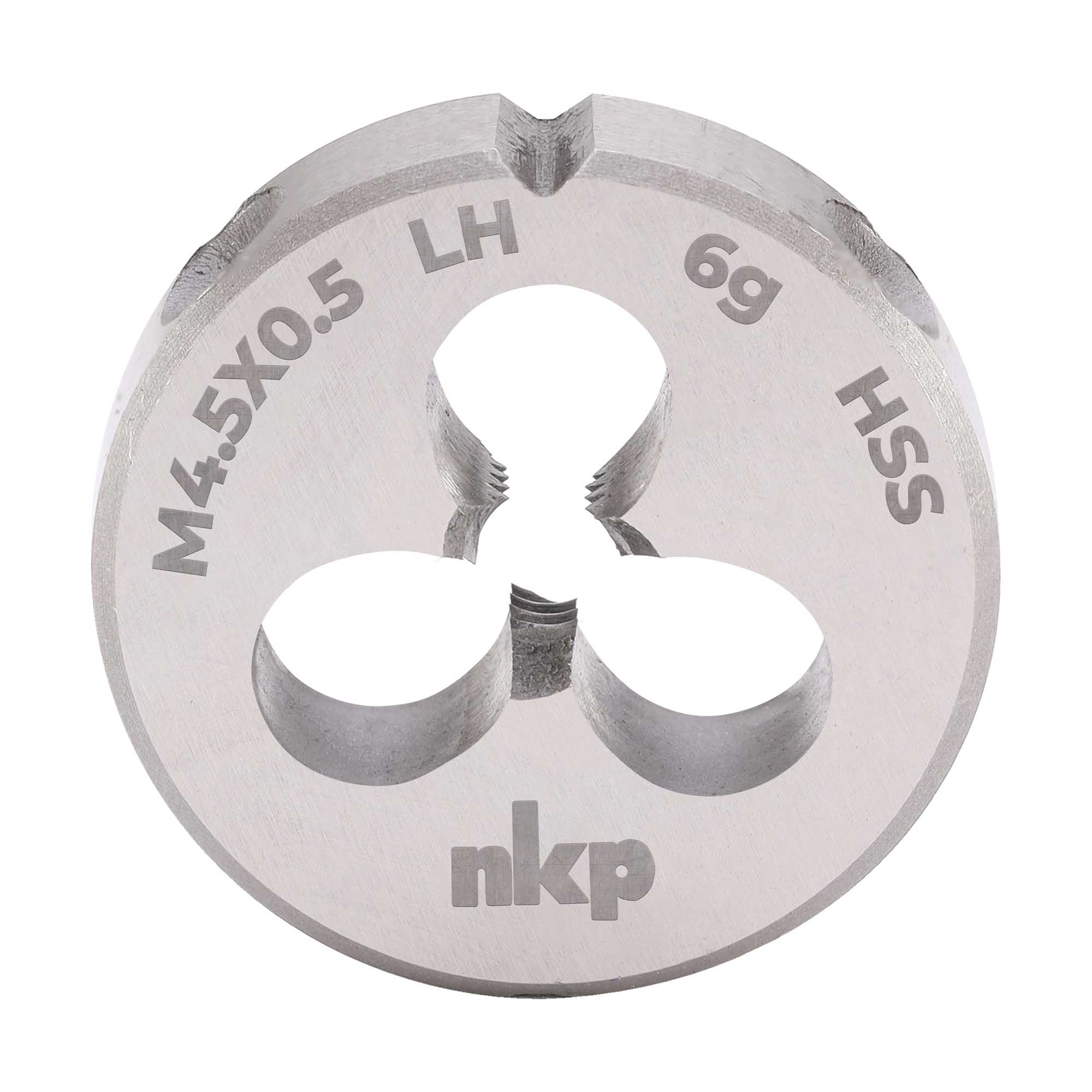 Плашка левая NKP М4,5х0,5 DINEN22568 HSS 6g 20х5мм 250046N