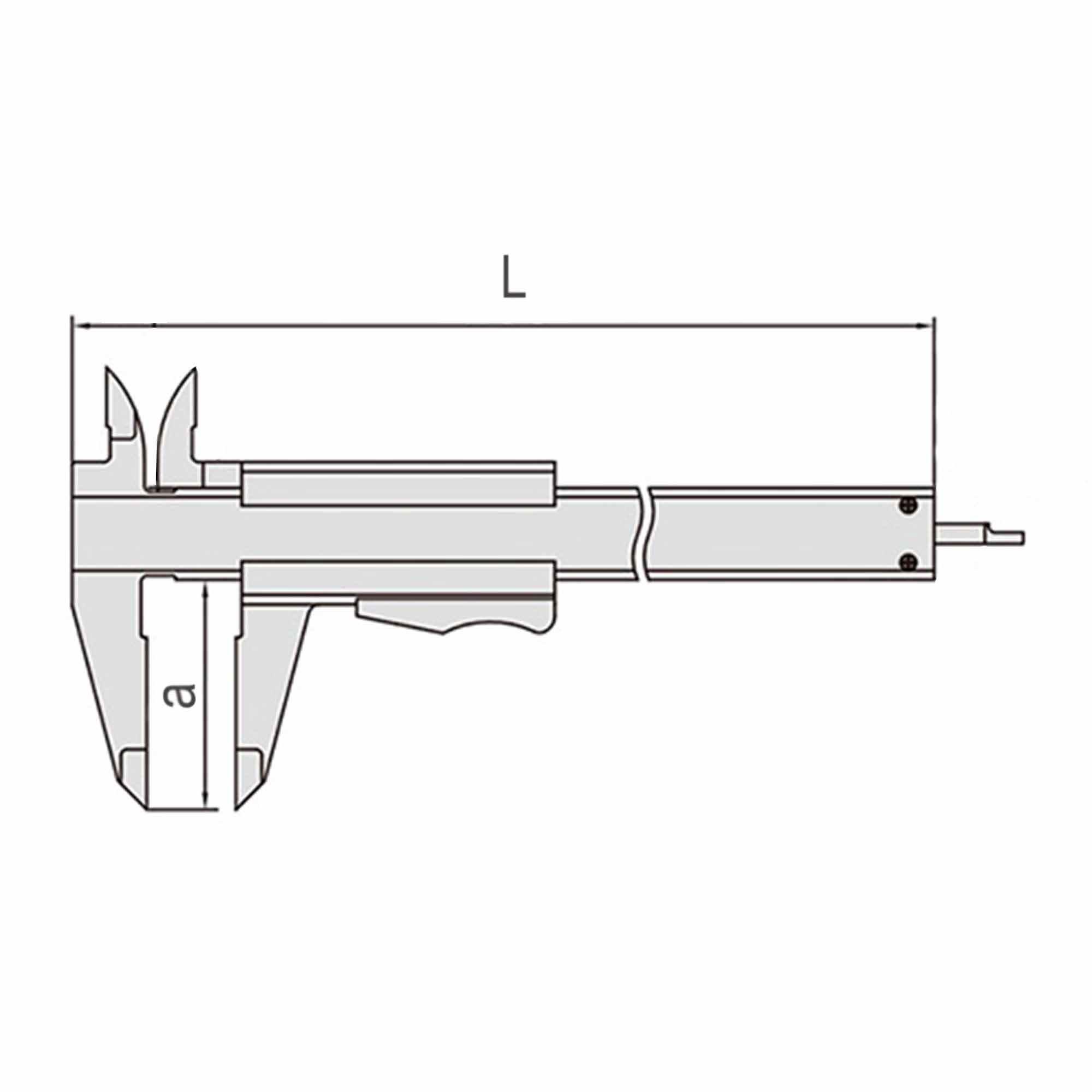 Штангенциркуль Kinex ШЦ-1-150/40мм 0,02мм DIN862 6000