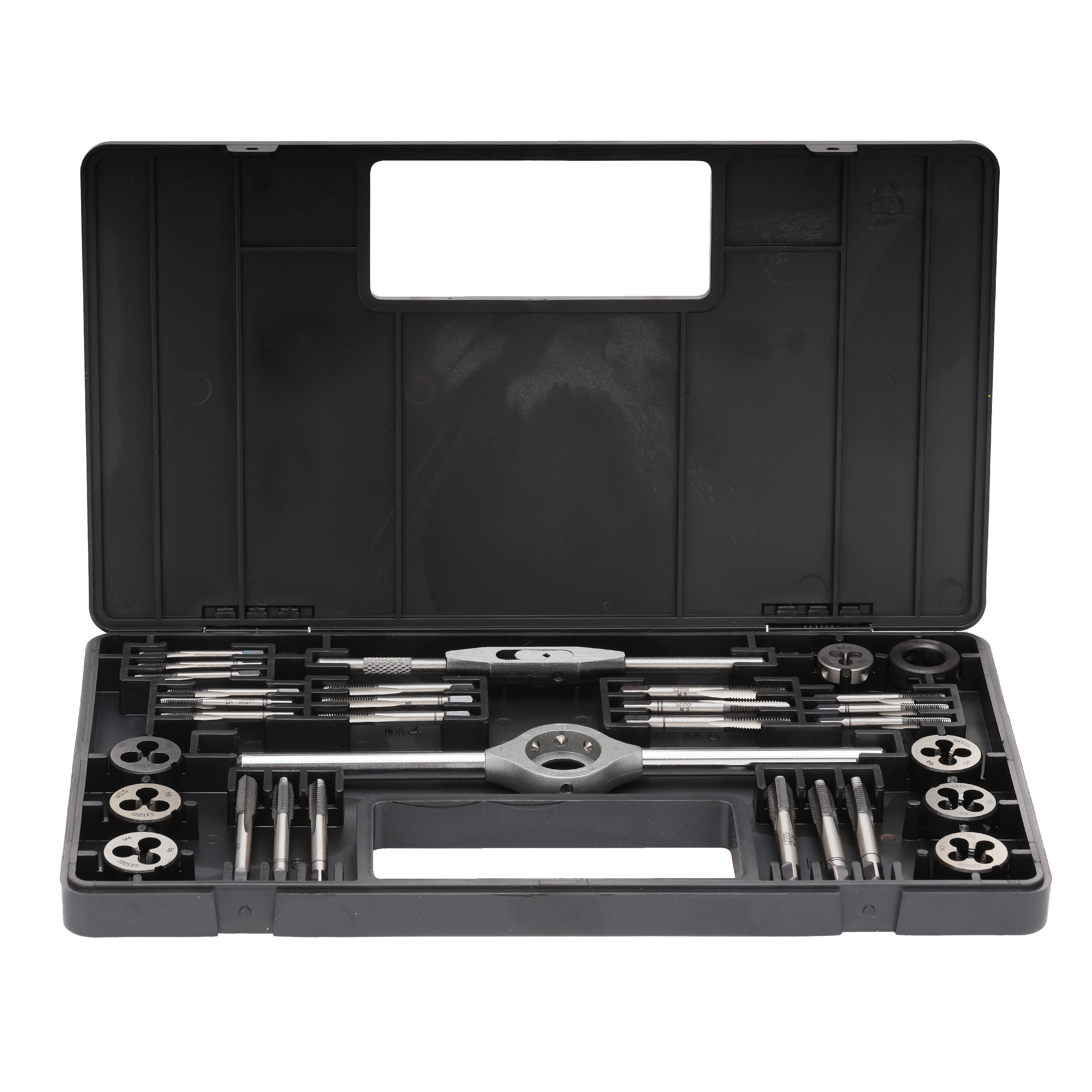 Набор метчиков и плашек Bucovice Tools M2,5-M7 115CrV3 31пр 310070