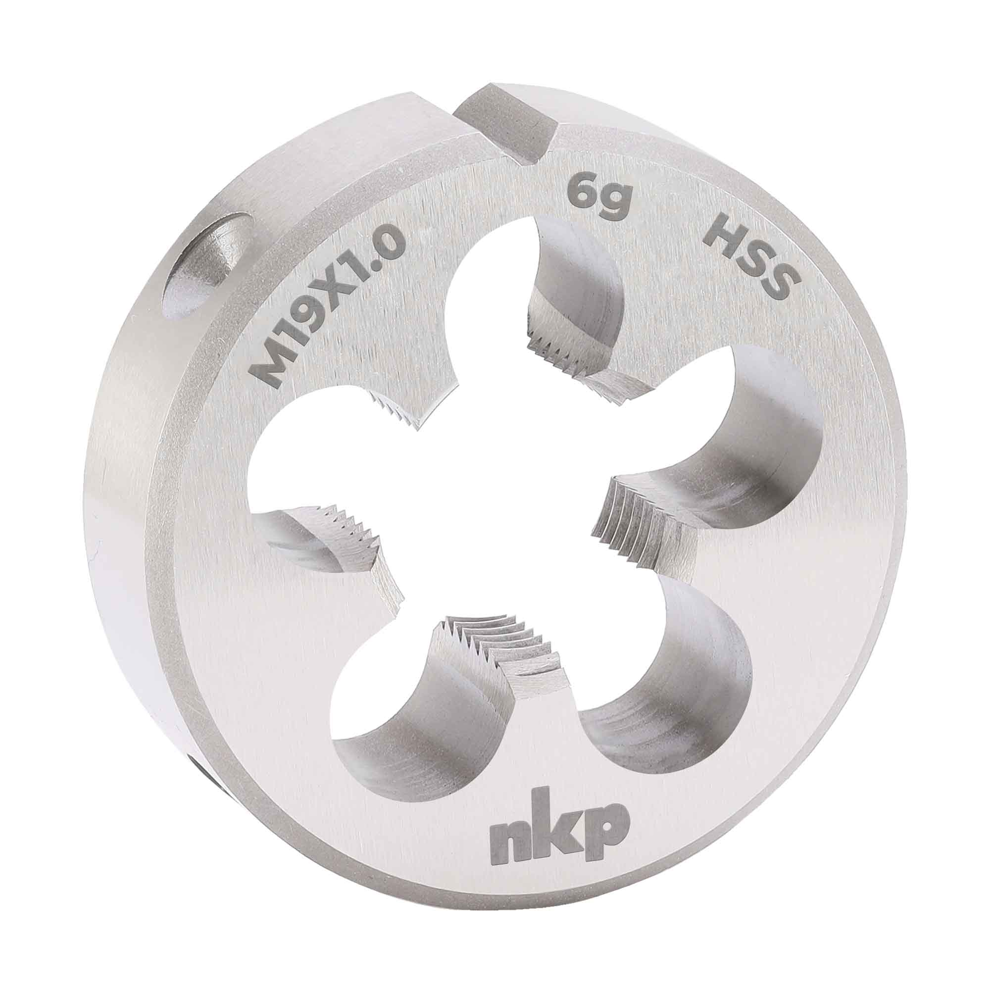 Плашка NKP М19х1,0 DINEN22568 HSS 6g 45х14мм 240191N