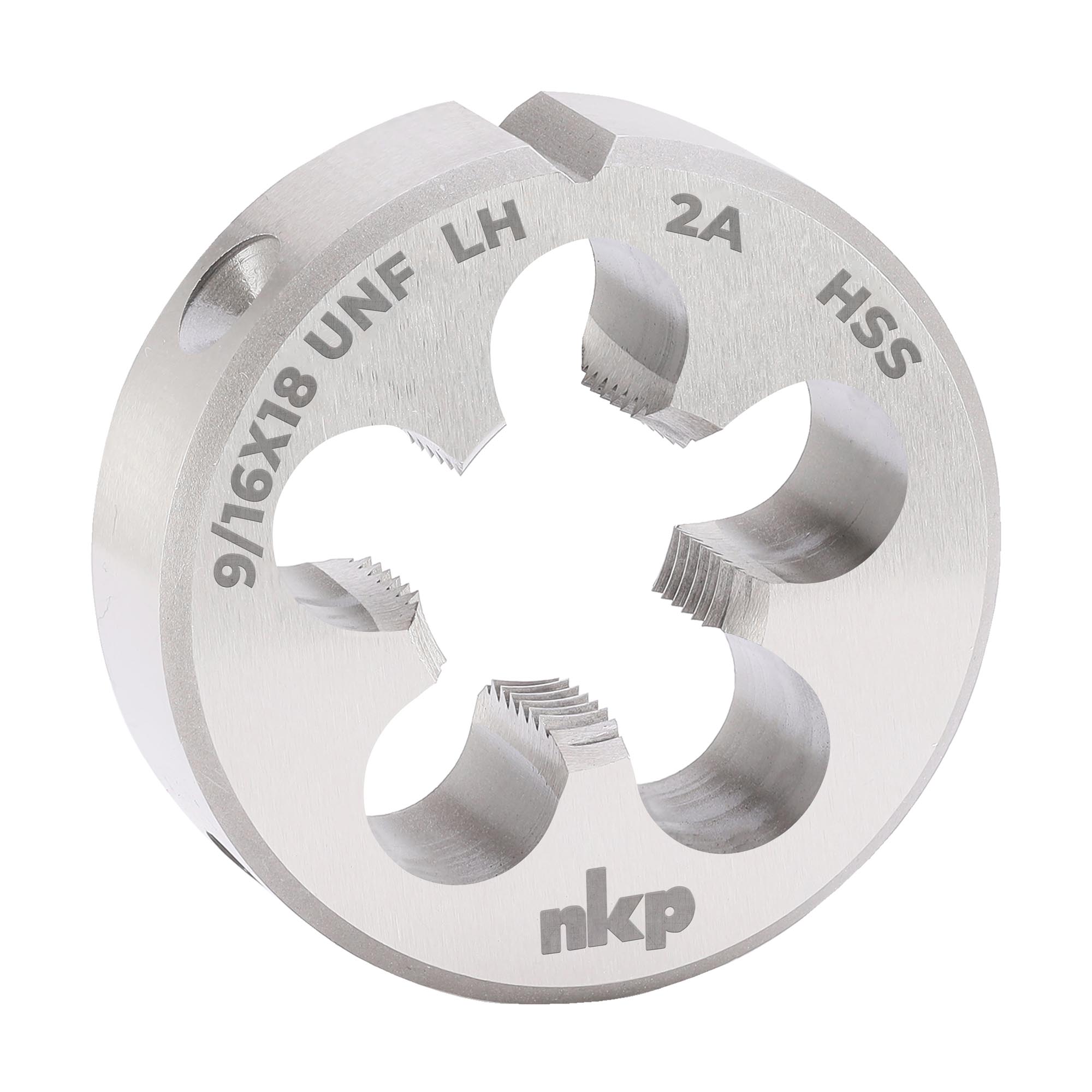 Плашка левая NKP UNF 9/16"-18 HSS DIN EN22568 2A 38x10мм 324224N