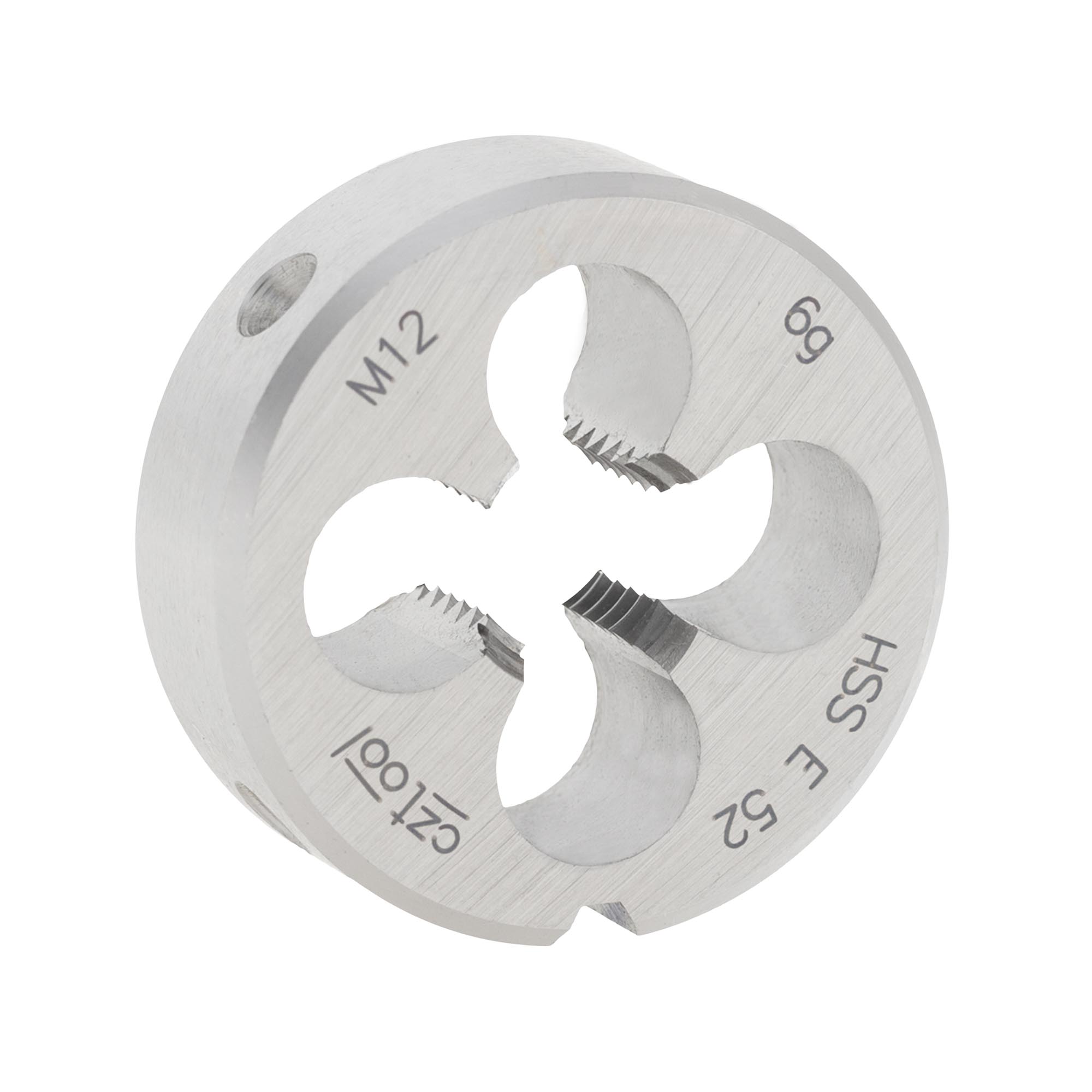 Плашка Bucovice Tools М12х1,75 HSSE DIN EN 22568 6g 38х14мм 290120