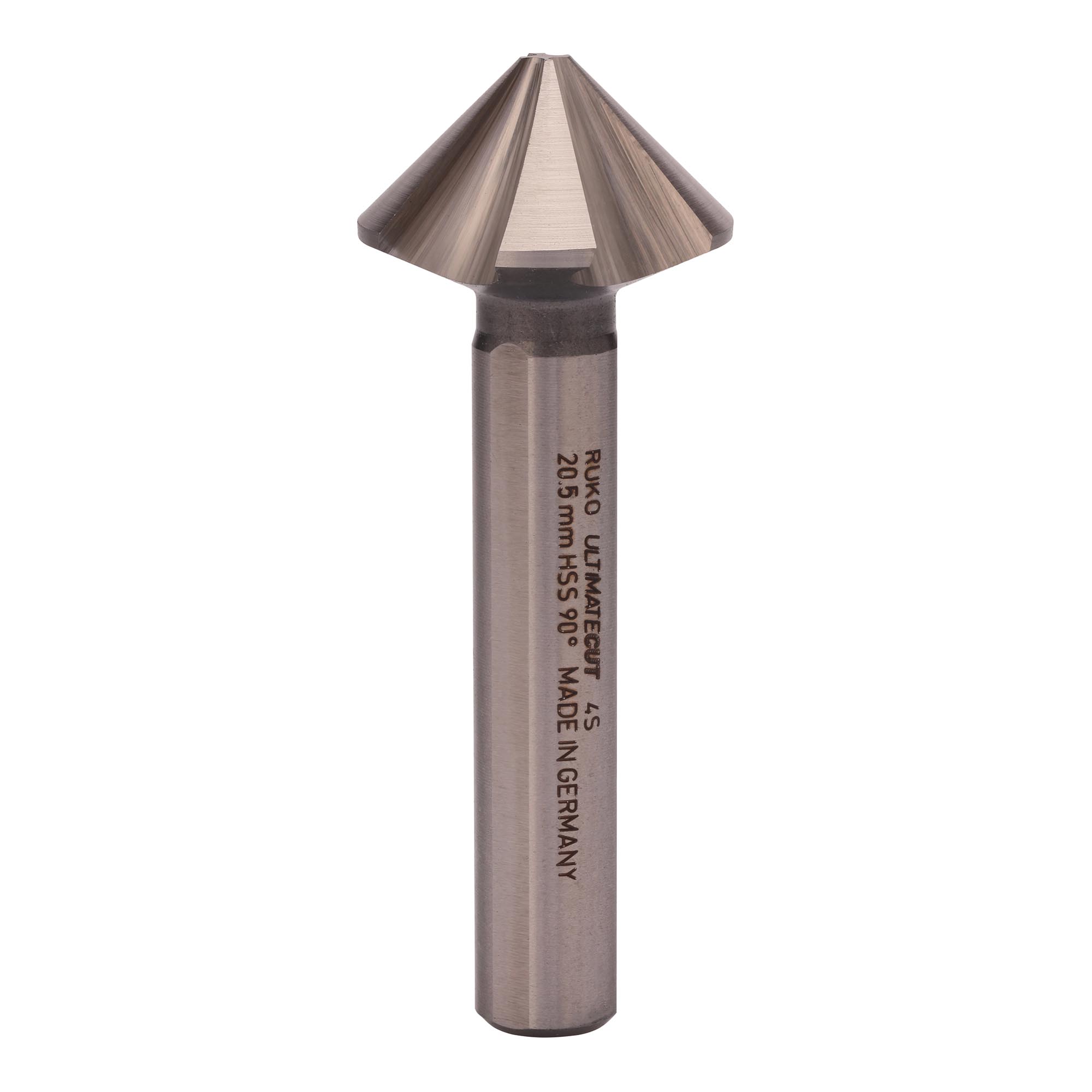 Зенковка по металлу Ruko UltimateCut 4S 90° 20,5мм HSS-G 4z DIN335C L63мм d10мм 102881