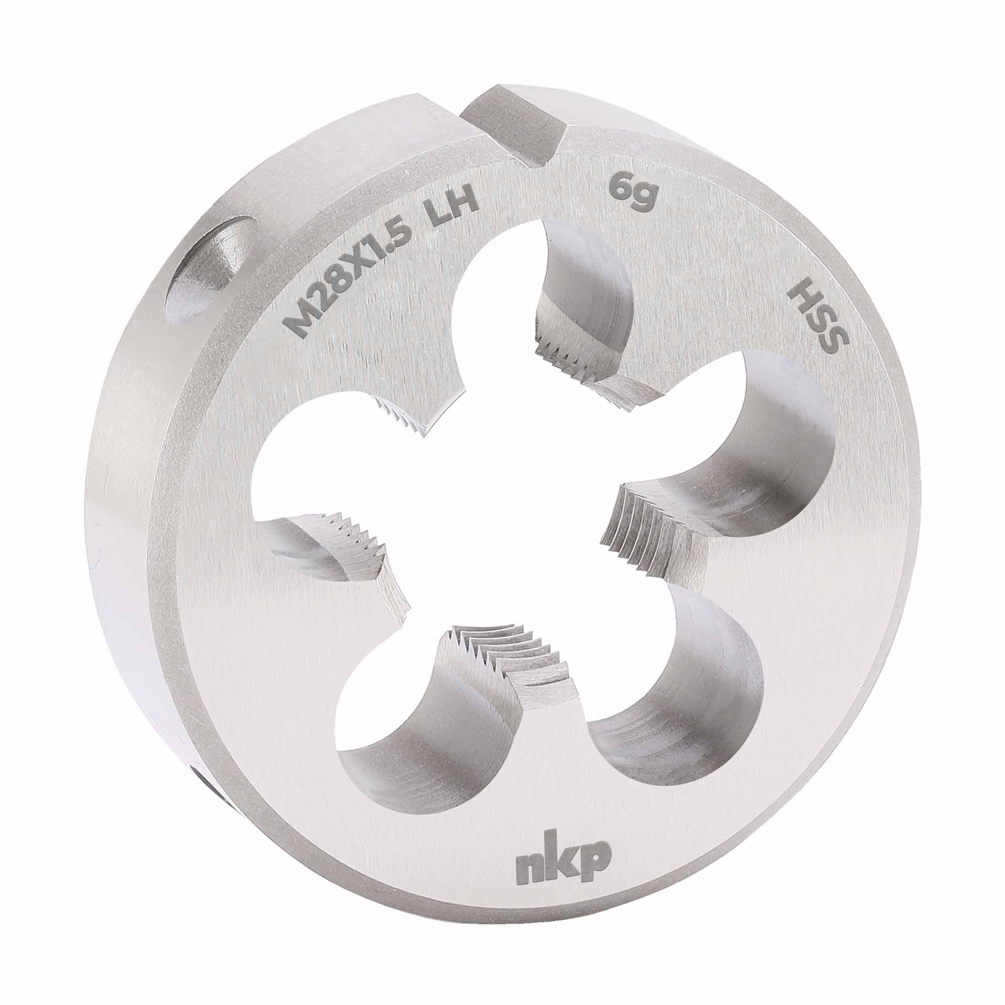 Плашка левая NKP М28х1,5 DINEN22568 HSS 6g 65х18мм 250282N