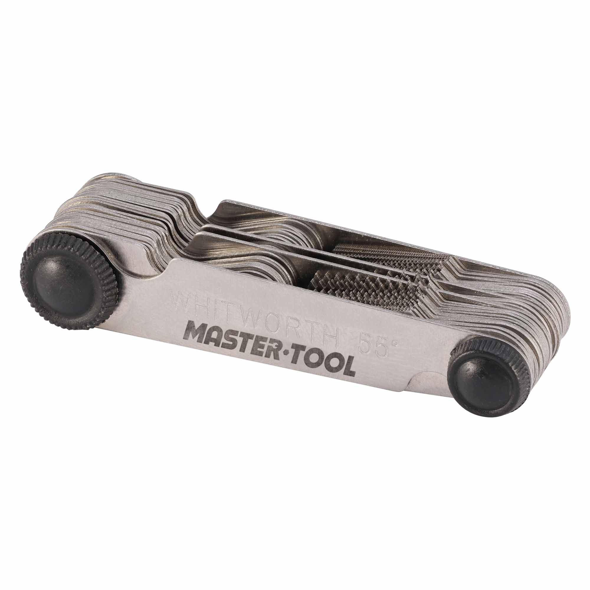 Резьбомер M/MF/Whitworth/G 58шт MASTER-TOOL 1090202010032