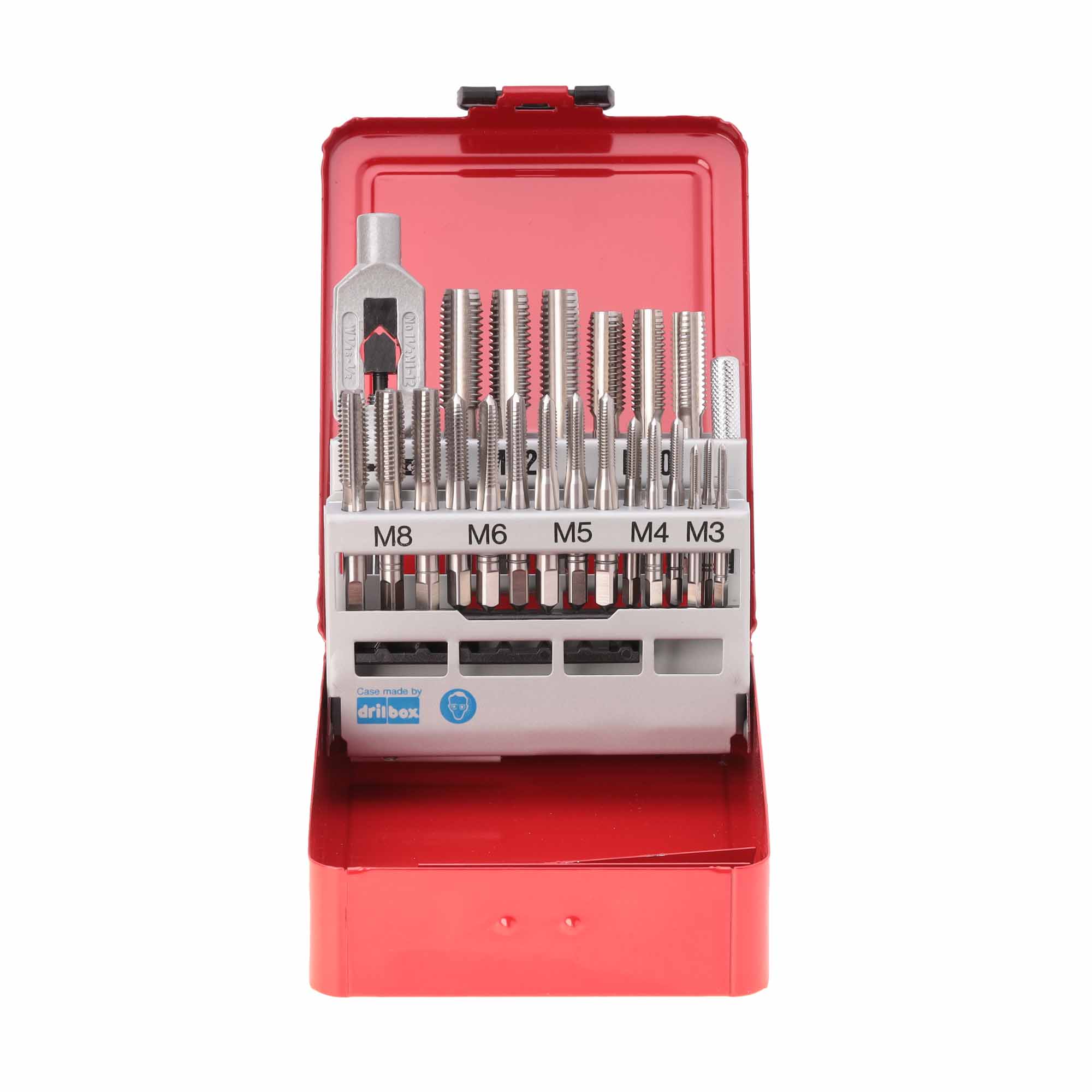 Набор комплектных метчиков Ruko M3-M12 HSS-G DIN352 22пр 245002