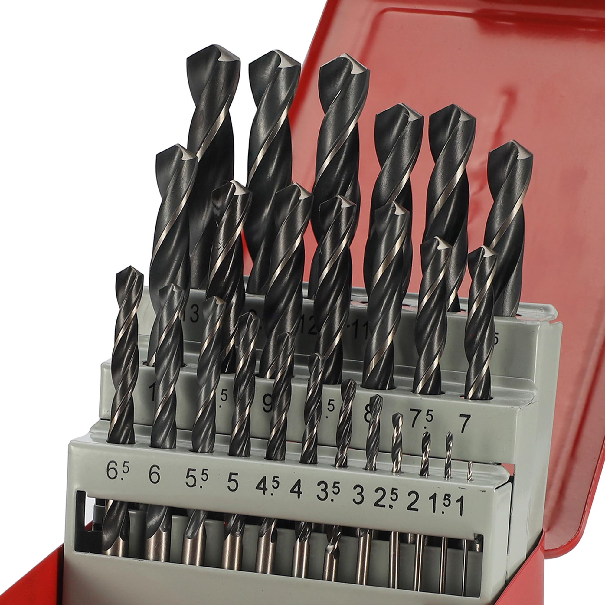 Набор сверл по металлу H-Tools 1-13мм 25шт HSS 118° DIN338 205213HT