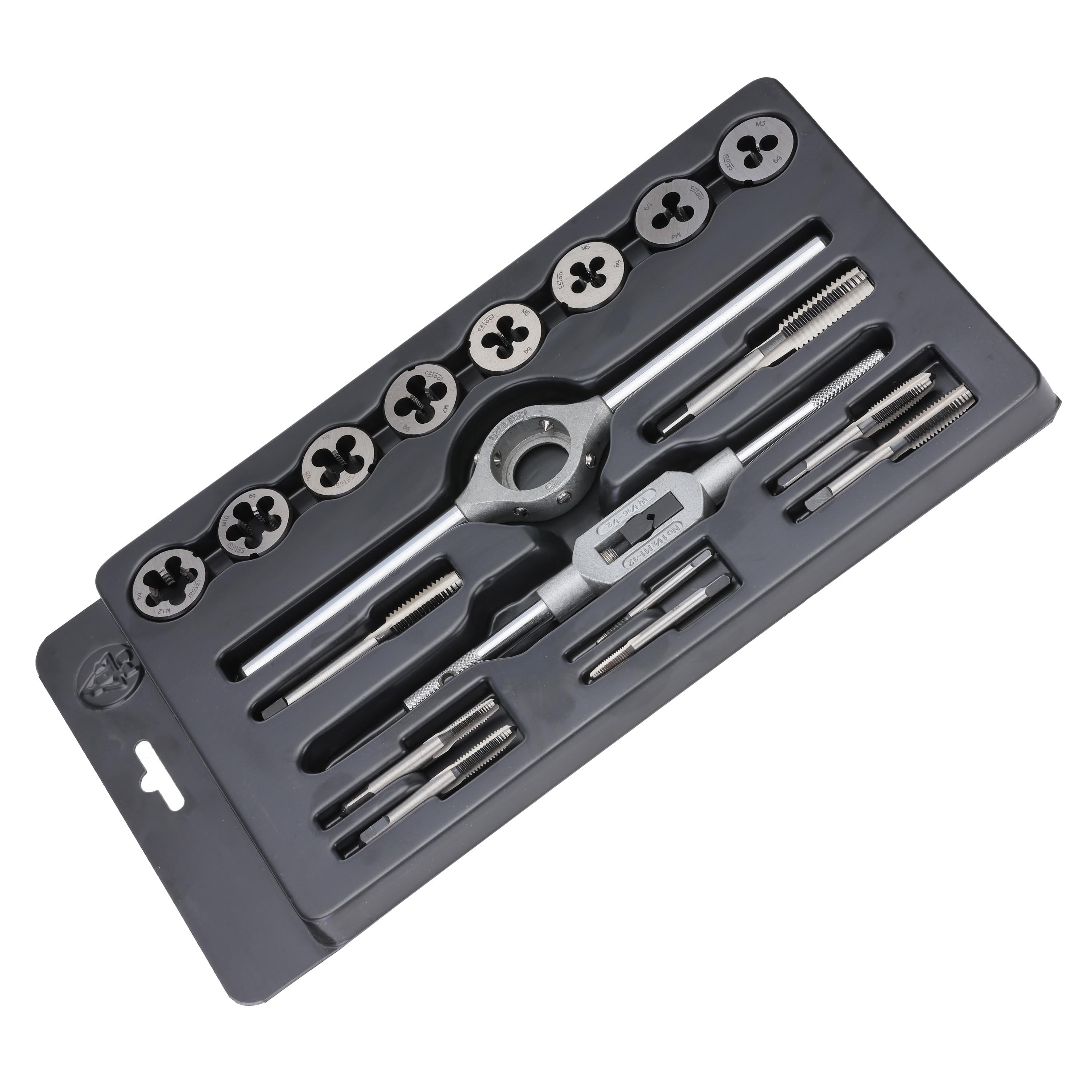 Набор метчиков и плашек Bucovice Tools M3-M12 115CrV3 18пр 310125