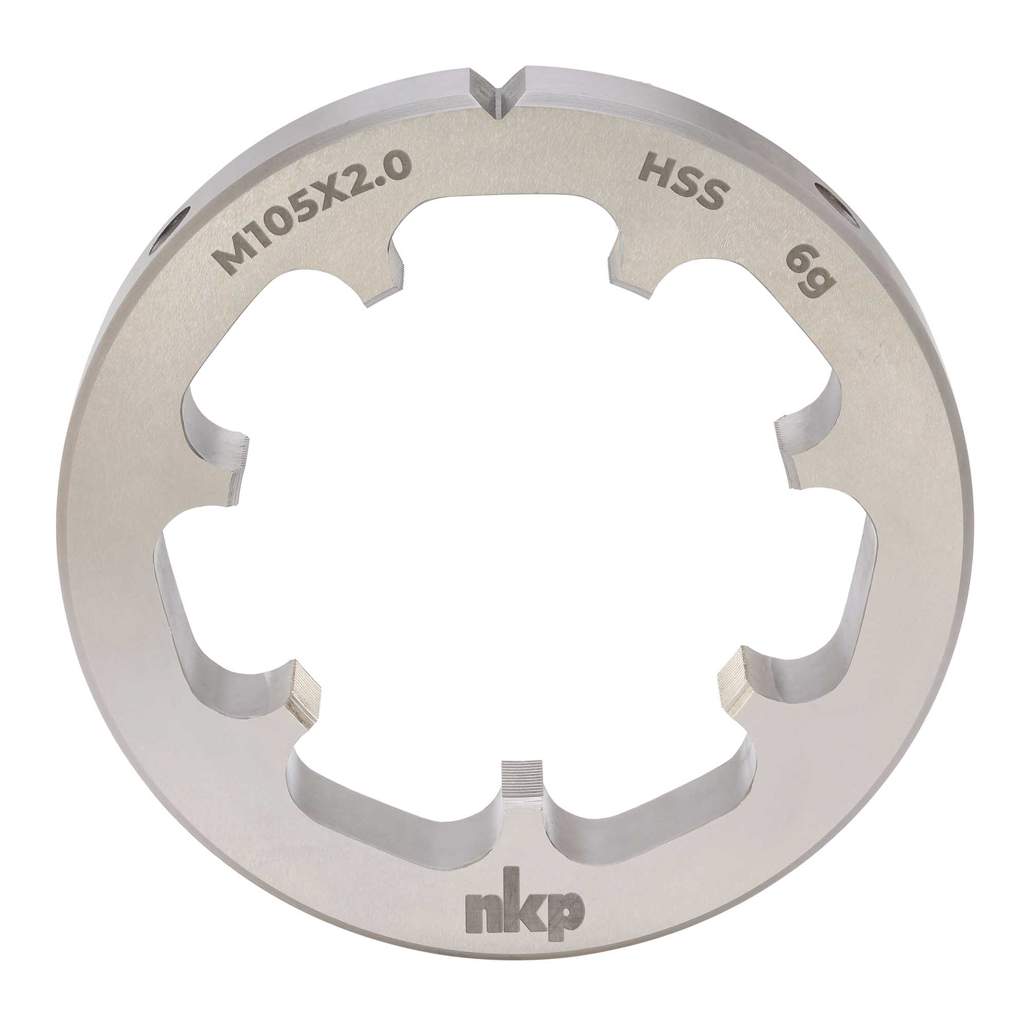 Плашка NKP М105х2,0 DINEN22568 HSS 6g 150х25мм 2401052N