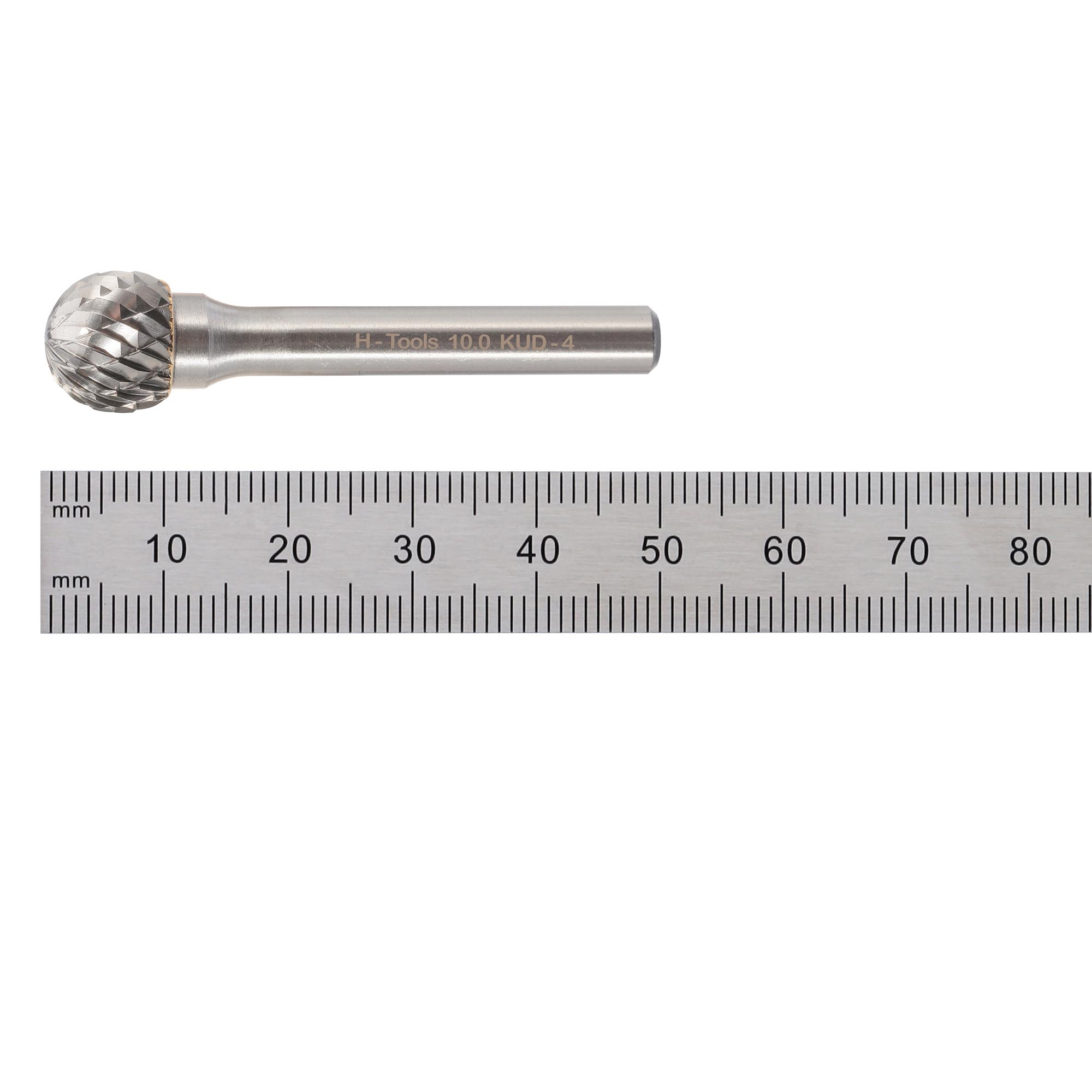 Бор-фреза твердосплавная H-Tools D(KUD) 10,0x9x49x6мм HM 116043HT