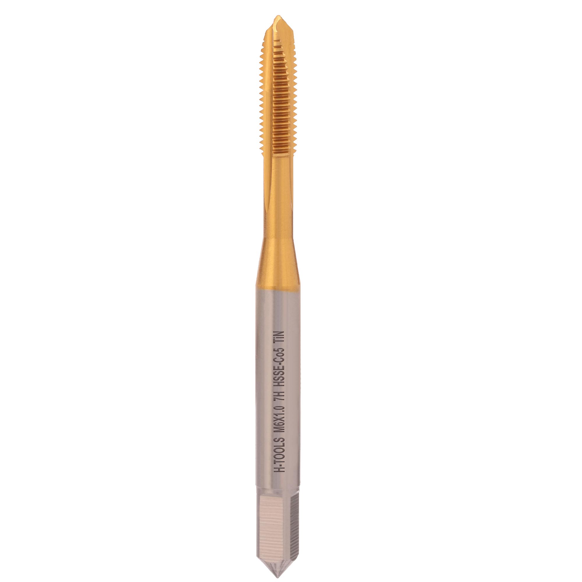 Метчик машинный H-Tools М6х1,0 DIN371 HSSE-TiN 7h B/4-5P 117X01-C2-0060