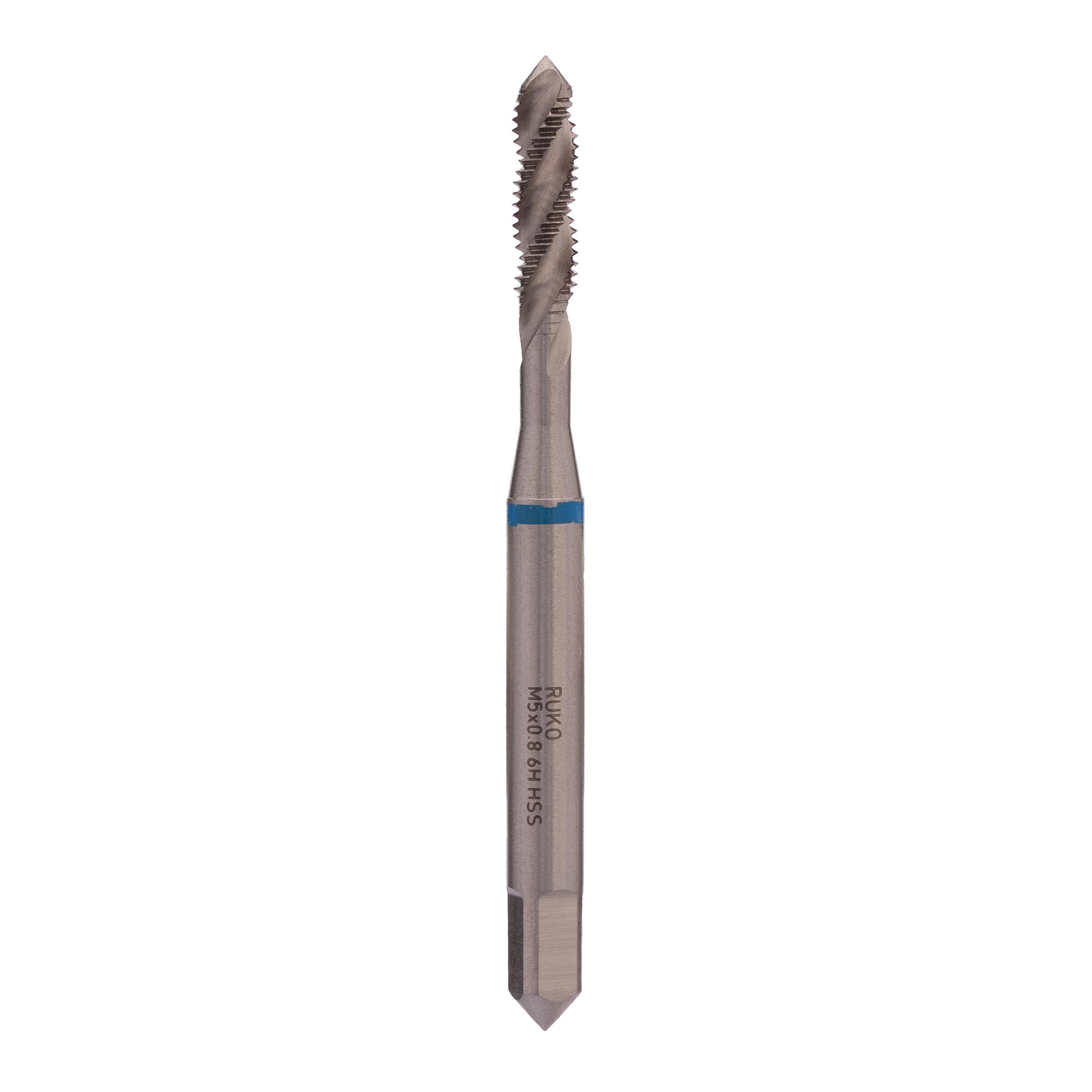 Метчик винтовой машинный Ruko HSS-G DIN371 6h метрическая резьба М5х0,8 234050