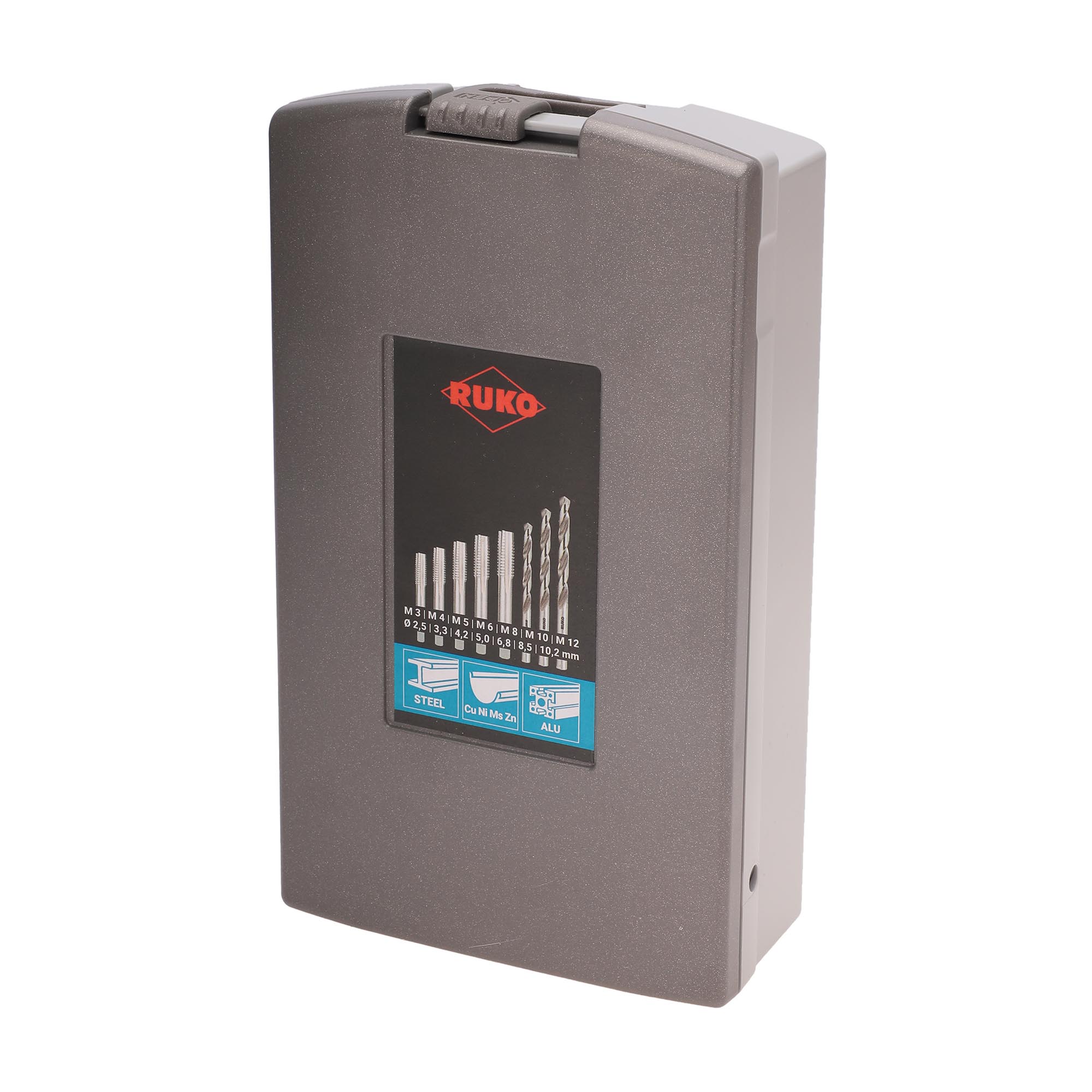 Набор комплектных метчиков Ruko M3-M12 HSS-G DIN352 28пр 245003RO