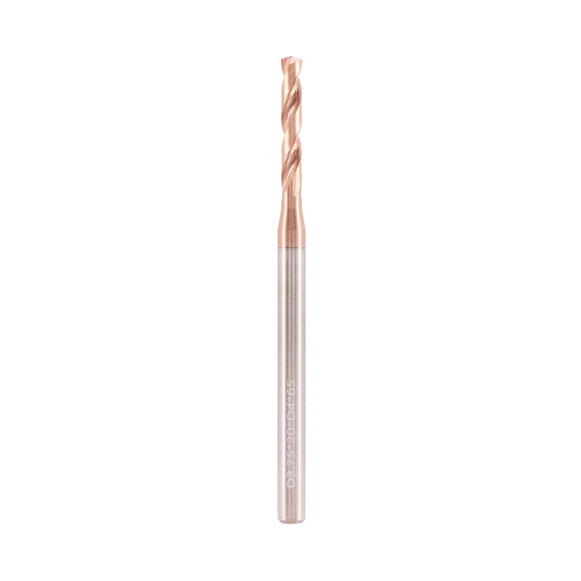 Сверло твердосплавное 3,75x65/20мм d04 VHM TiSiN 140° 60HRC BSKT BSE066D004-3,75