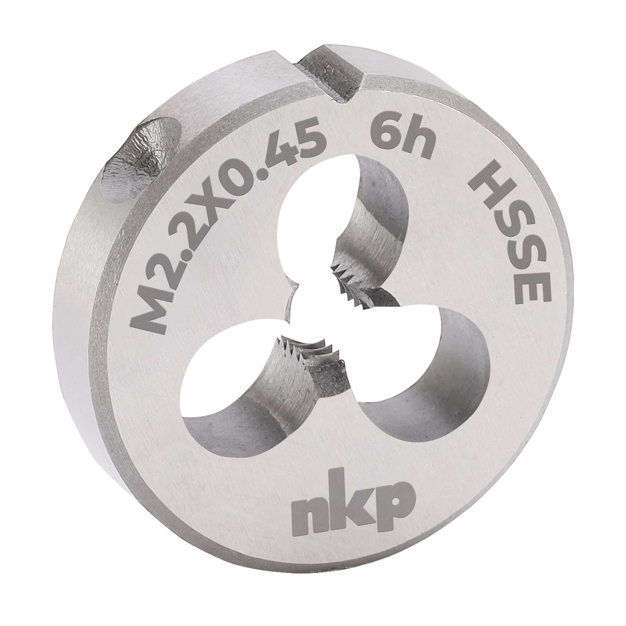 Плашка NKP М2,2x0,45 DIN22568 HSSE 6h 16х5мм 286022N