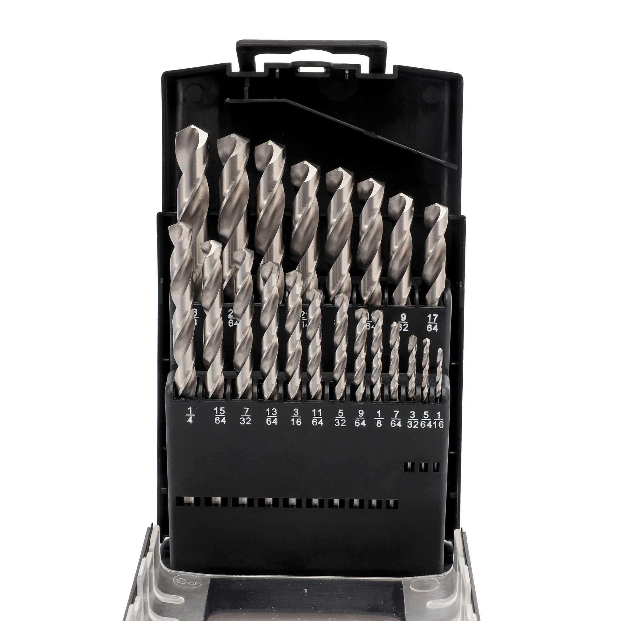 Набор сверл по металлу дюймовые H-Tools 1/16" -3/8" 21шт HSS-G 135° 214850ROHT