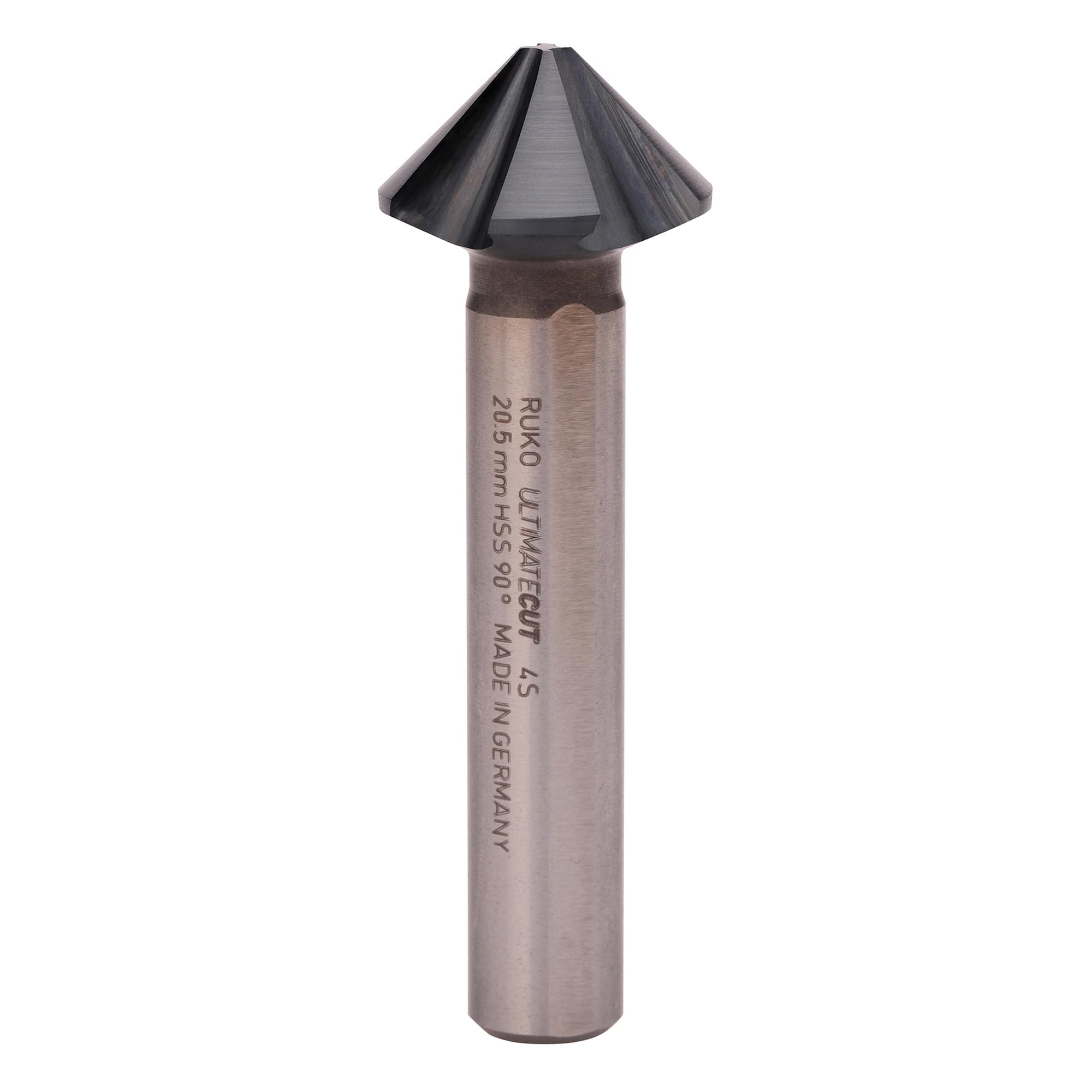 Зенковка по металлу Ruko UltimateCut 4S 90° 20,5мм HSS-G RunaTec 4z DIN335C L63мм d10мм 102881P