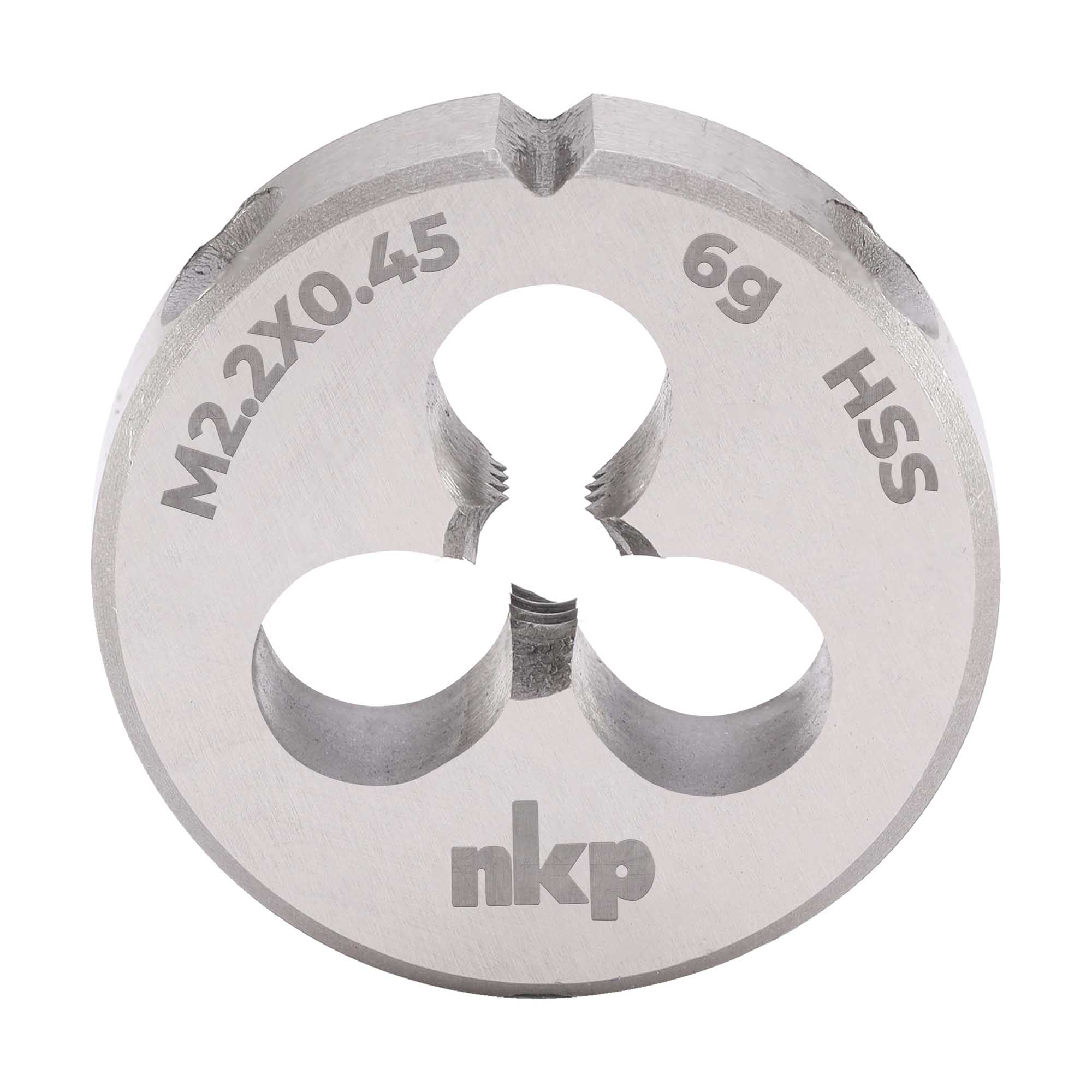 Плашка NKP М2,2х0,45 DINEN22568 HSS 6g 16х5мм 240022N