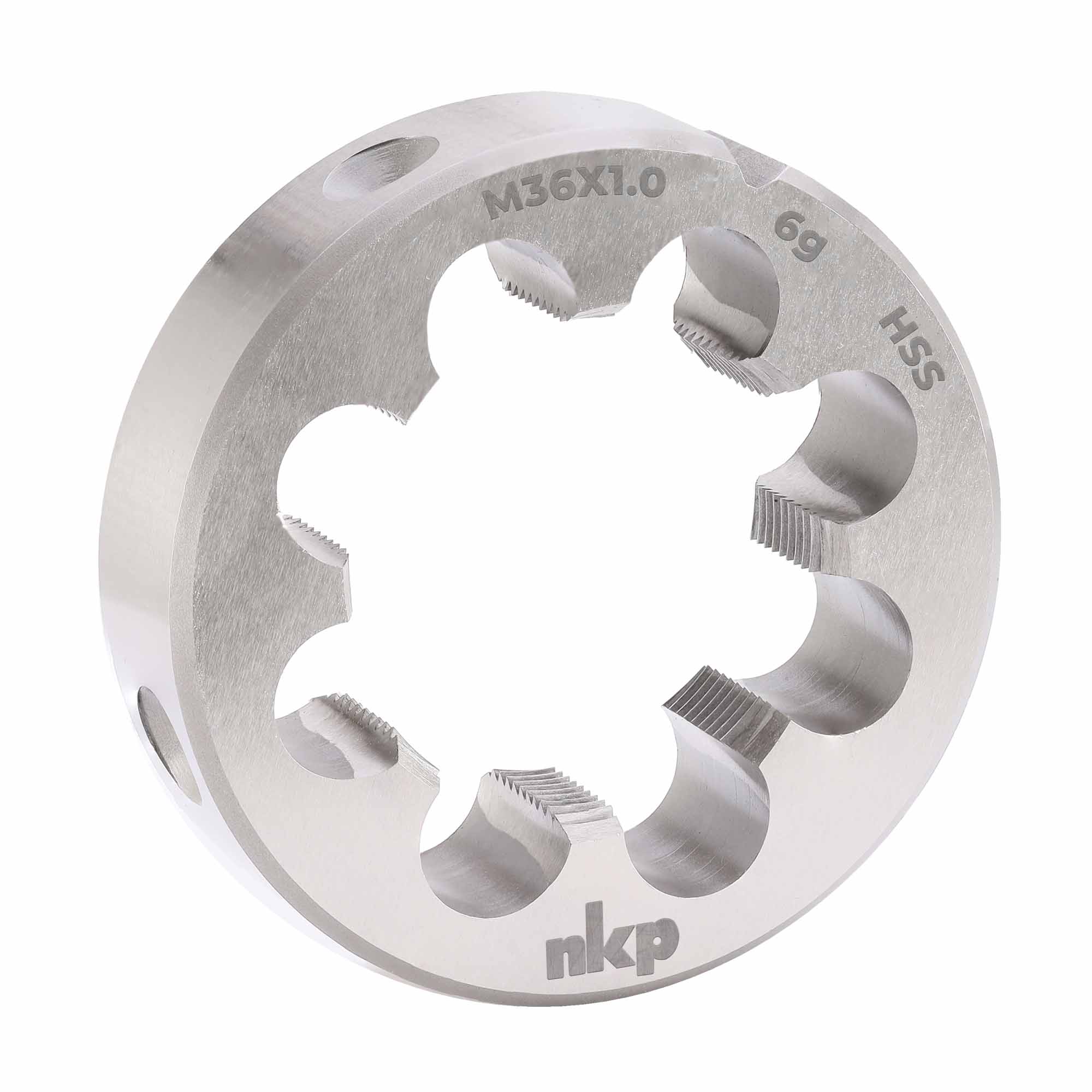 Плашка NKP М36х1,0 DINEN22568 HSS 6g 65х18мм 240364N