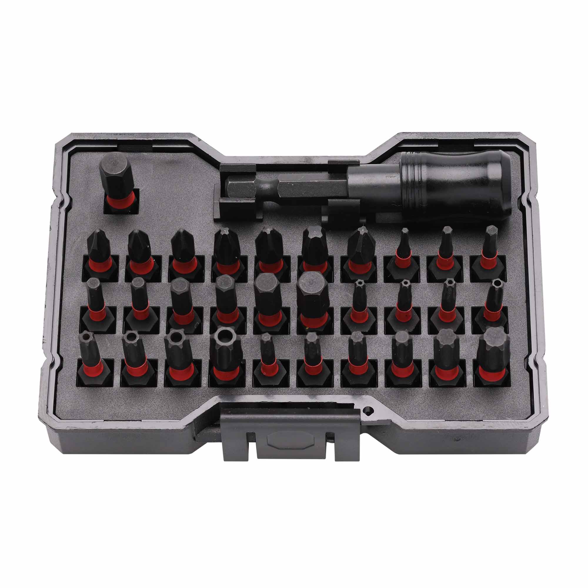 Набор ударных бит SGS PH/PZ/TORX/HEX S2 32шт 6332P-1