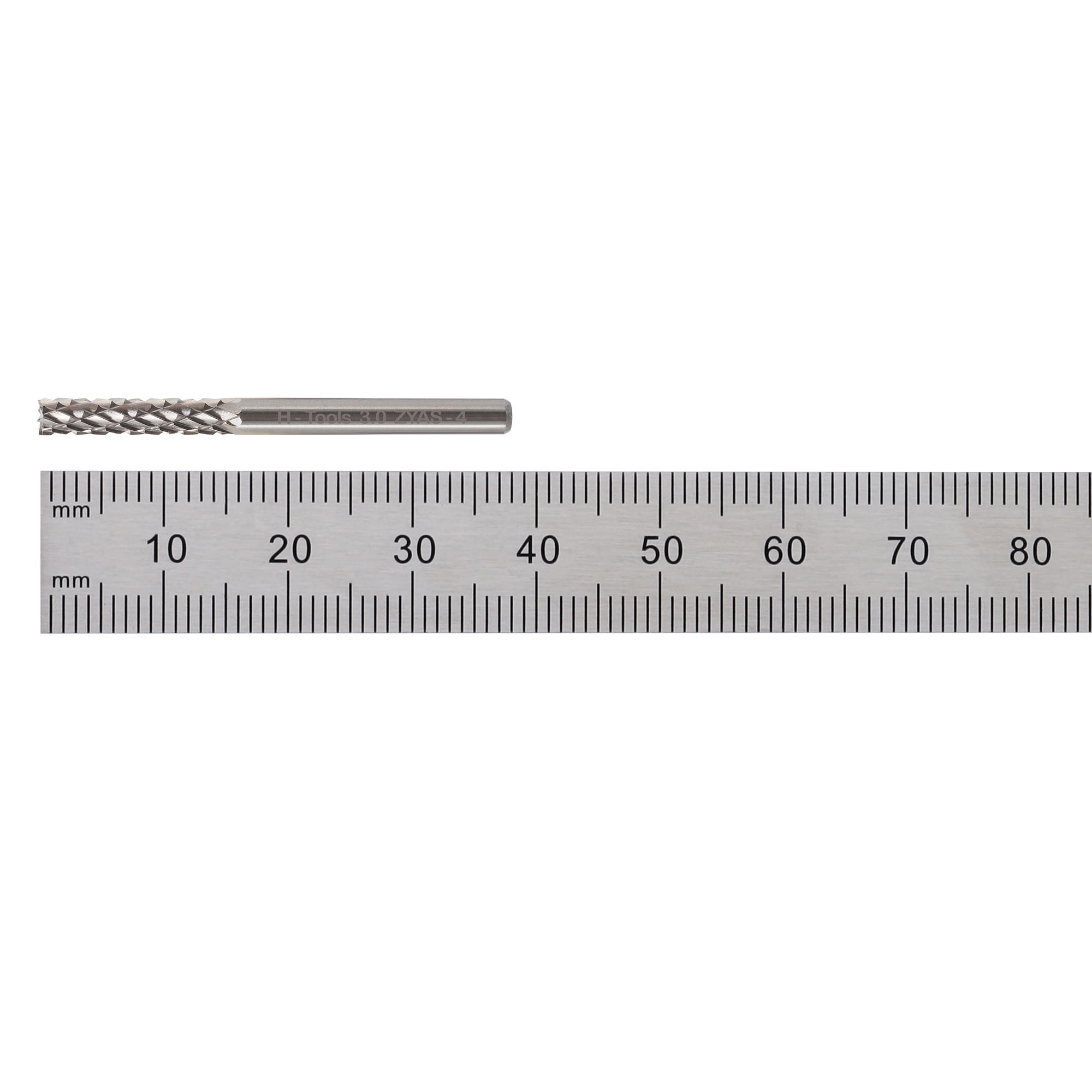 Бор-фреза твердосплавная H-Tools B(ZYAS) 3,0x16x38x3мм HM 116047HT