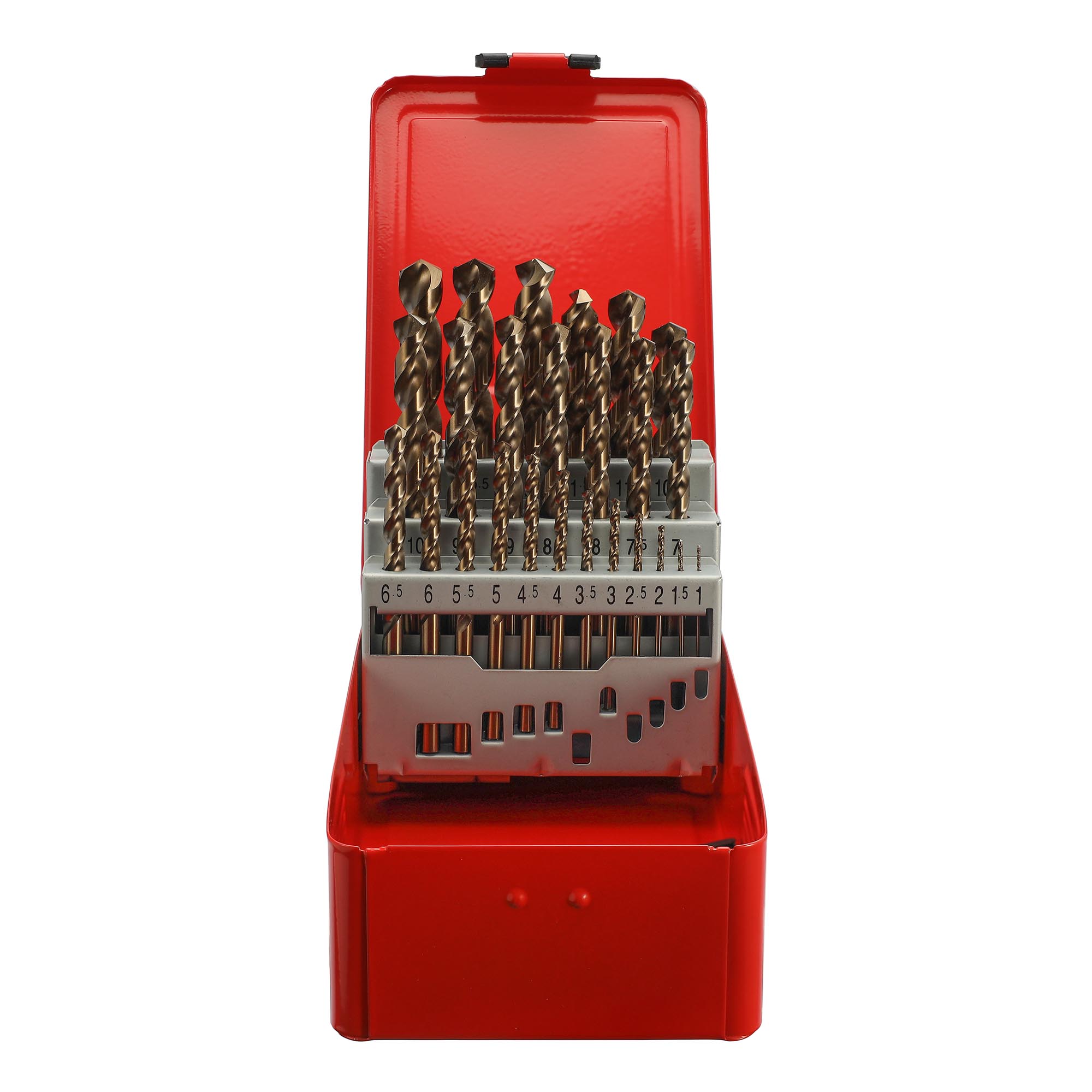 Набор сверл по металлу H-Tools Pro 1-13мм 25шт HSSE-Co5 130° DIN338 215215PRO