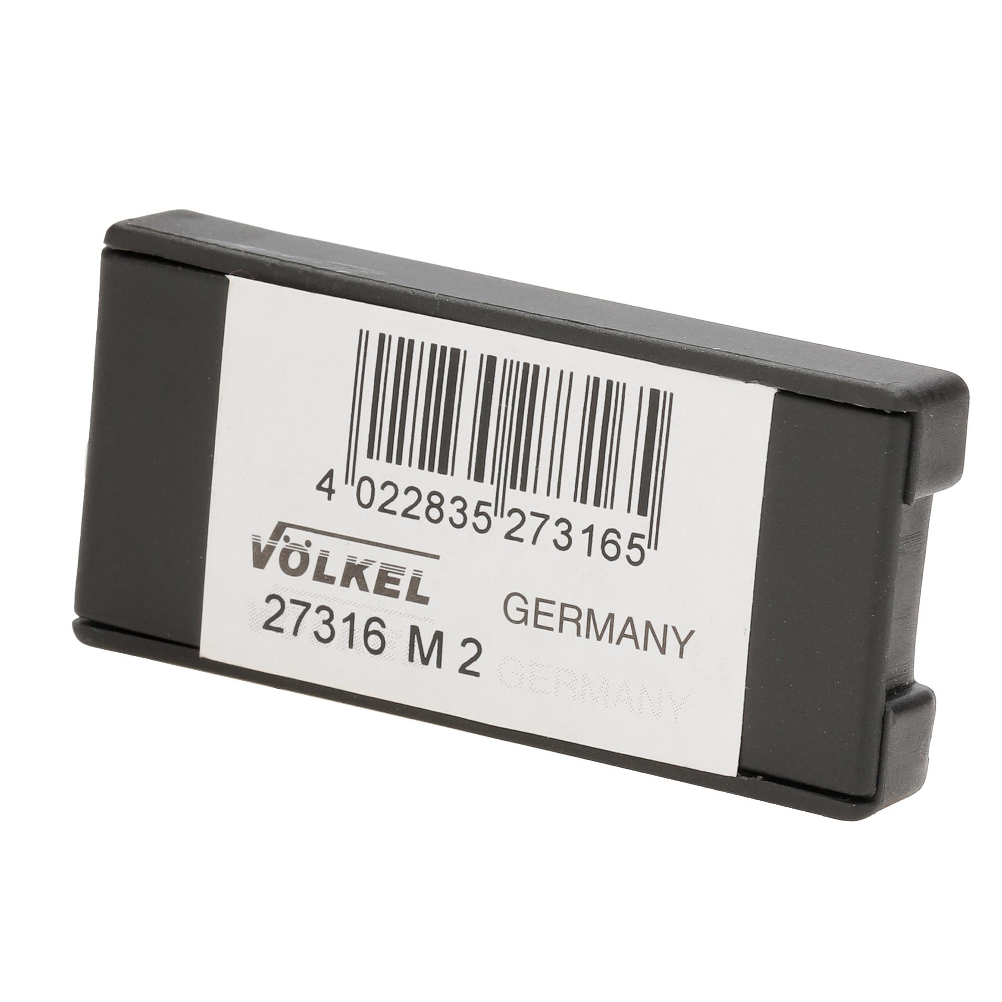 Набор метчиков 3шт Volkel HSS-G DIN352 6h метрическая резьба М2х0,4 27316
