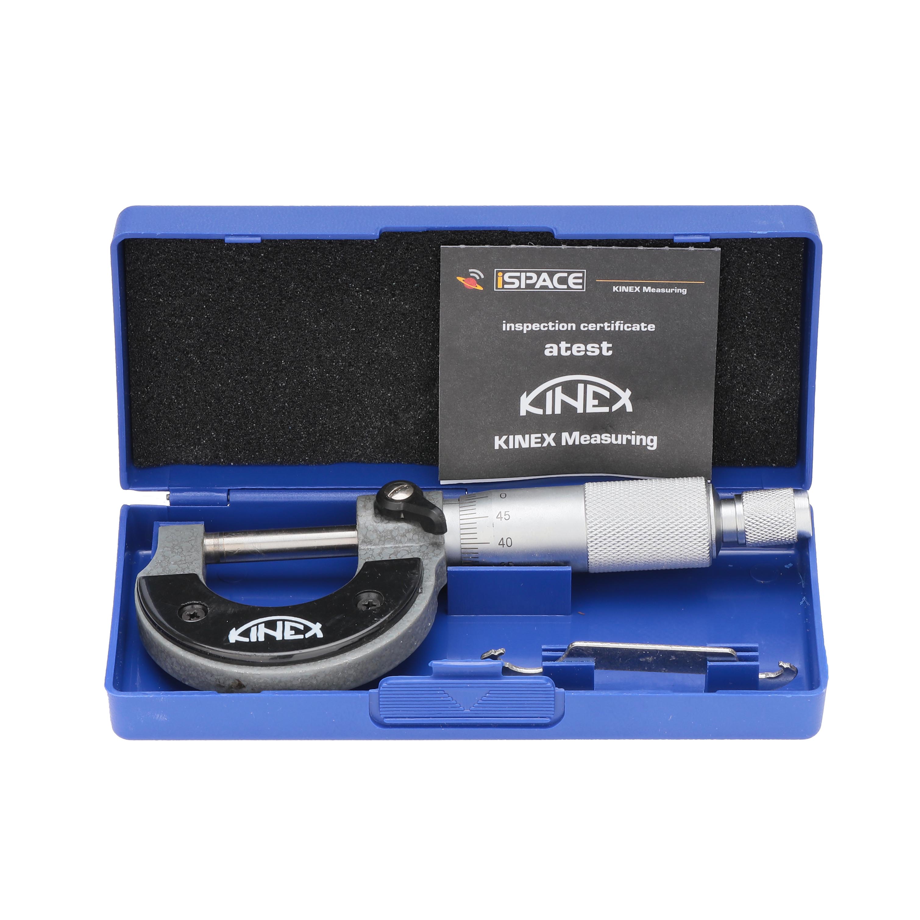 Микрометр Kinex МК 0-25мм DIN863 0,01мм 7002