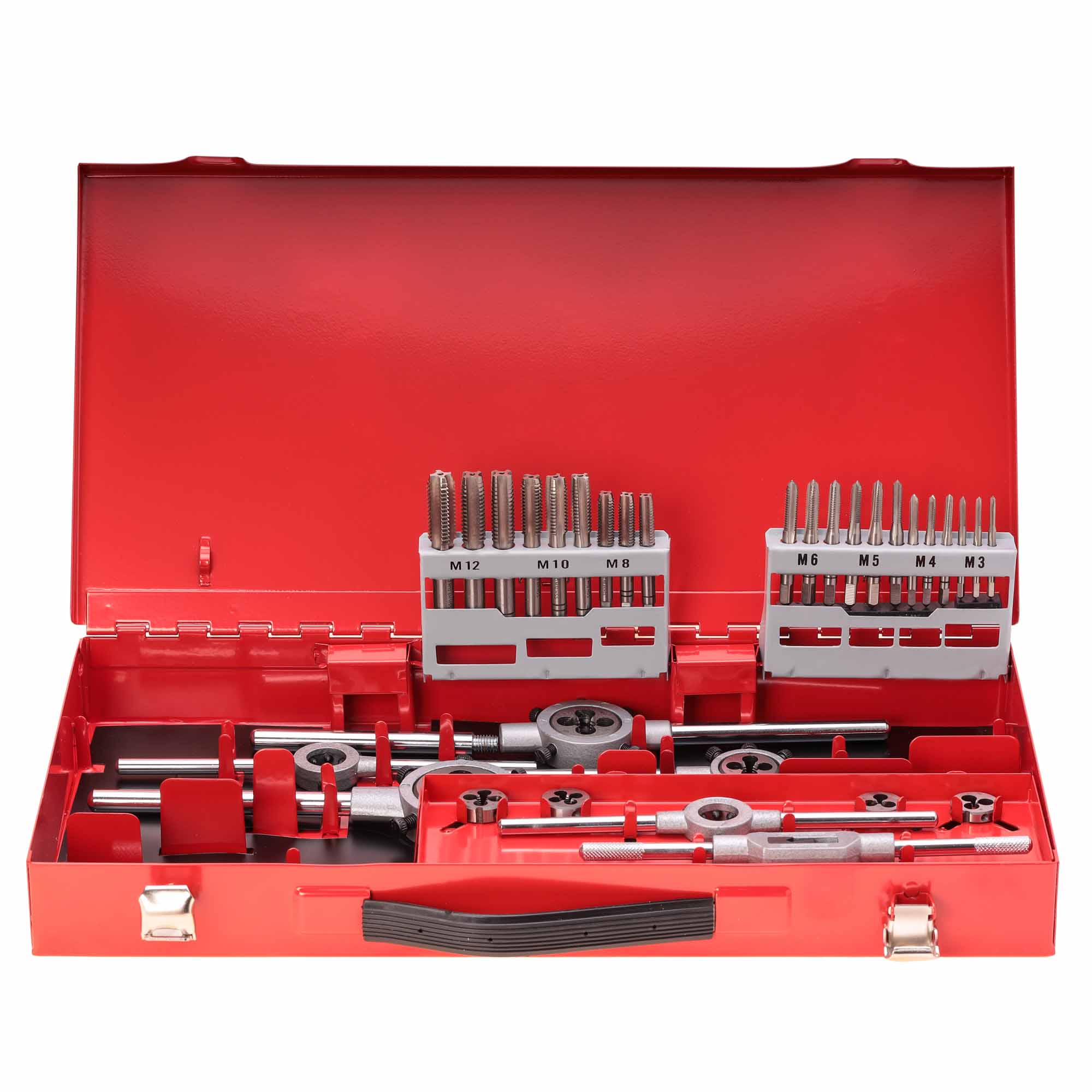 Набор метчиков и плашек Ruko M3-M12 HSSE 37пр 245020E