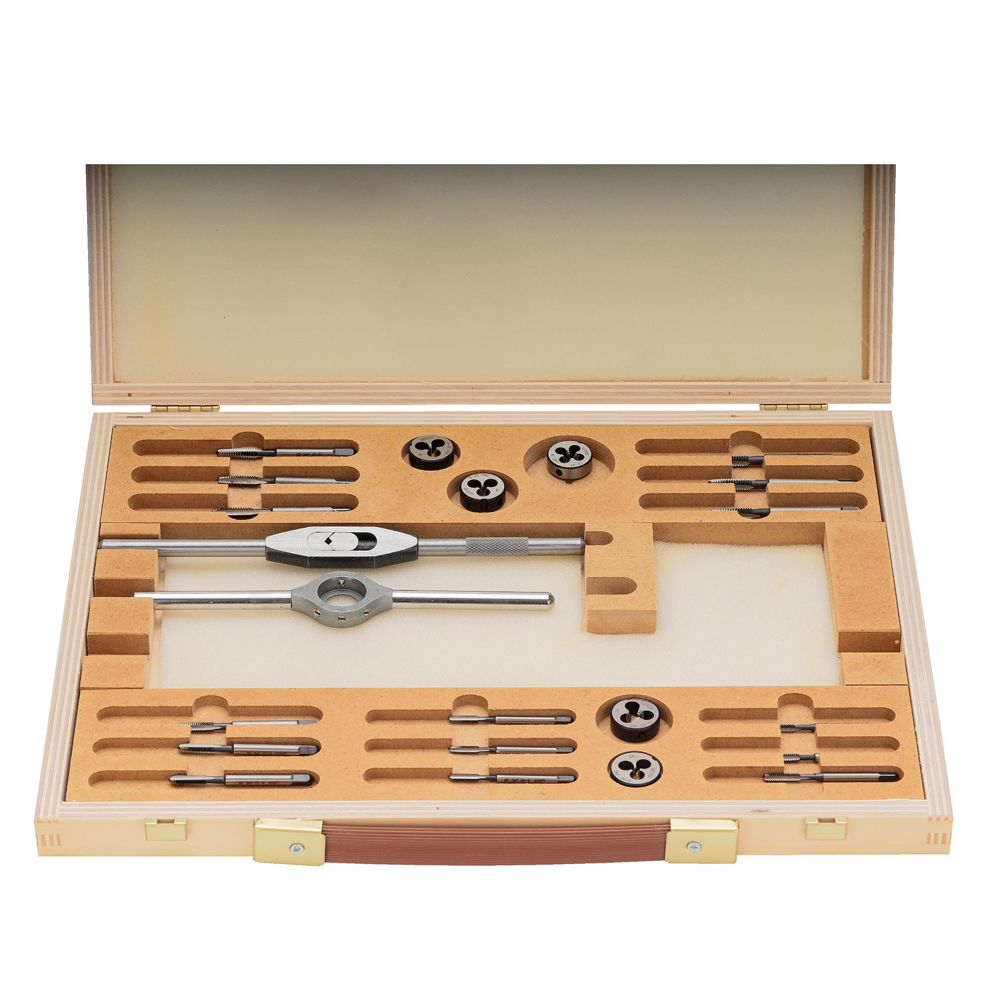 Набор метчиков и плашек Bucovice Tools UNC №5-№12 115CrV3 22пр 315000