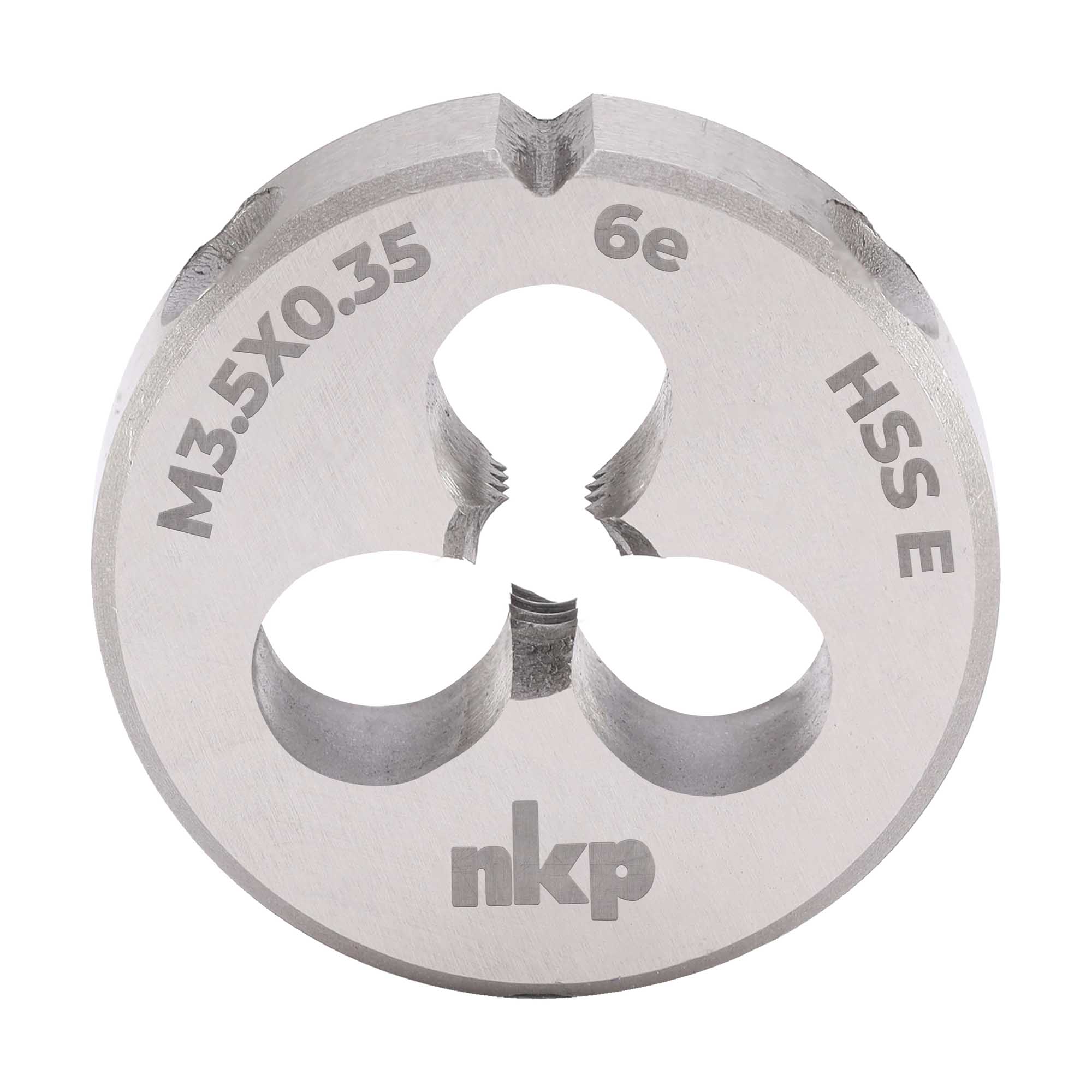 Плашка NKP М3,5х0,35 DINEN22568 HSSE 6e 20х5мм 289036N