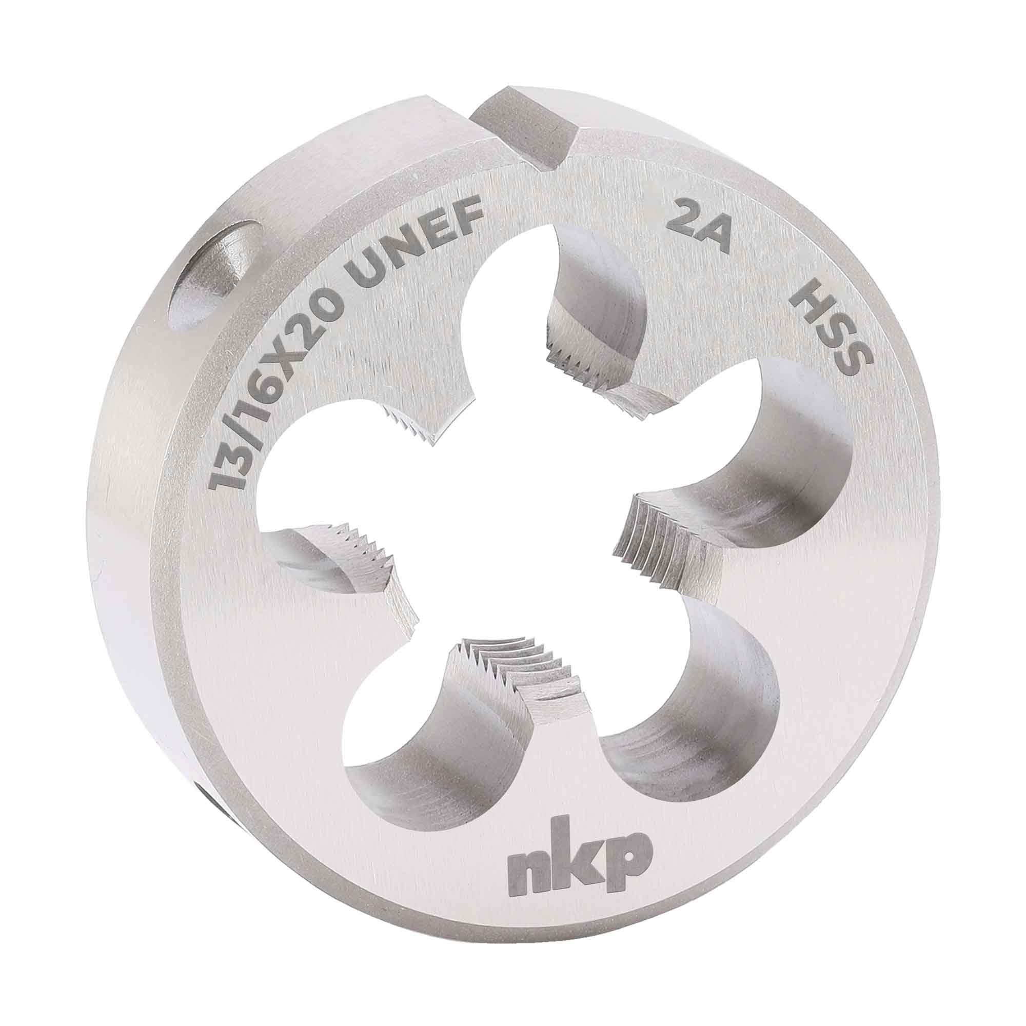 Плашка дюймовая NKP UNEF 13/16"-20 HSS DIN22568 45x14мм 248131N
