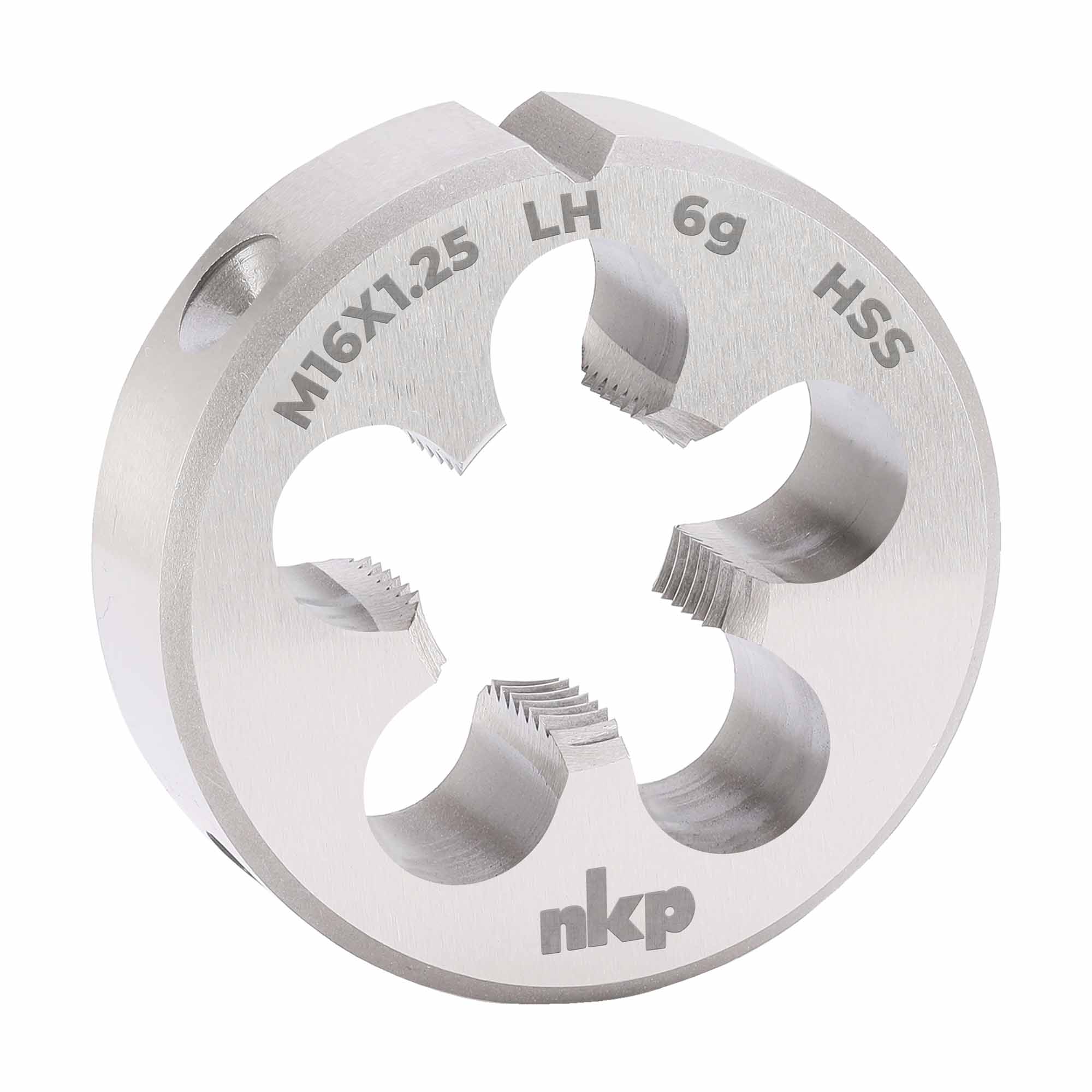 Плашка левая NKP М16х1,25 DINEN22568 HSS 6g 45х14мм 250162N
