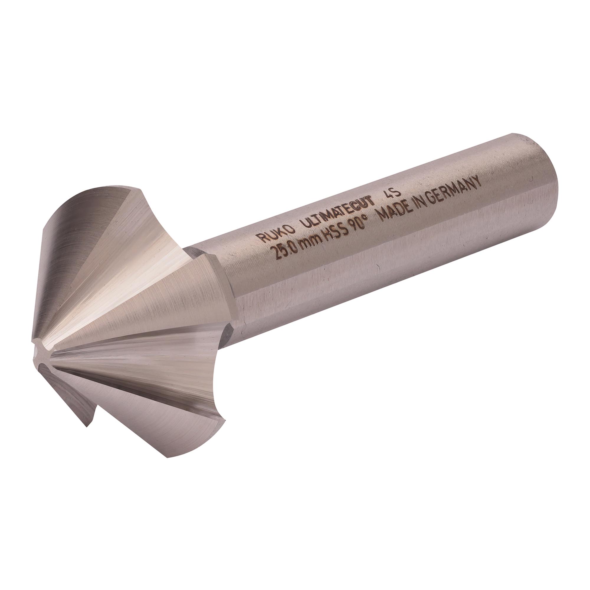 Зенковка по металлу Ruko UltimateCut 4S 90° 25,0мм HSS-G 4z DIN335C L67мм d10мм 102883