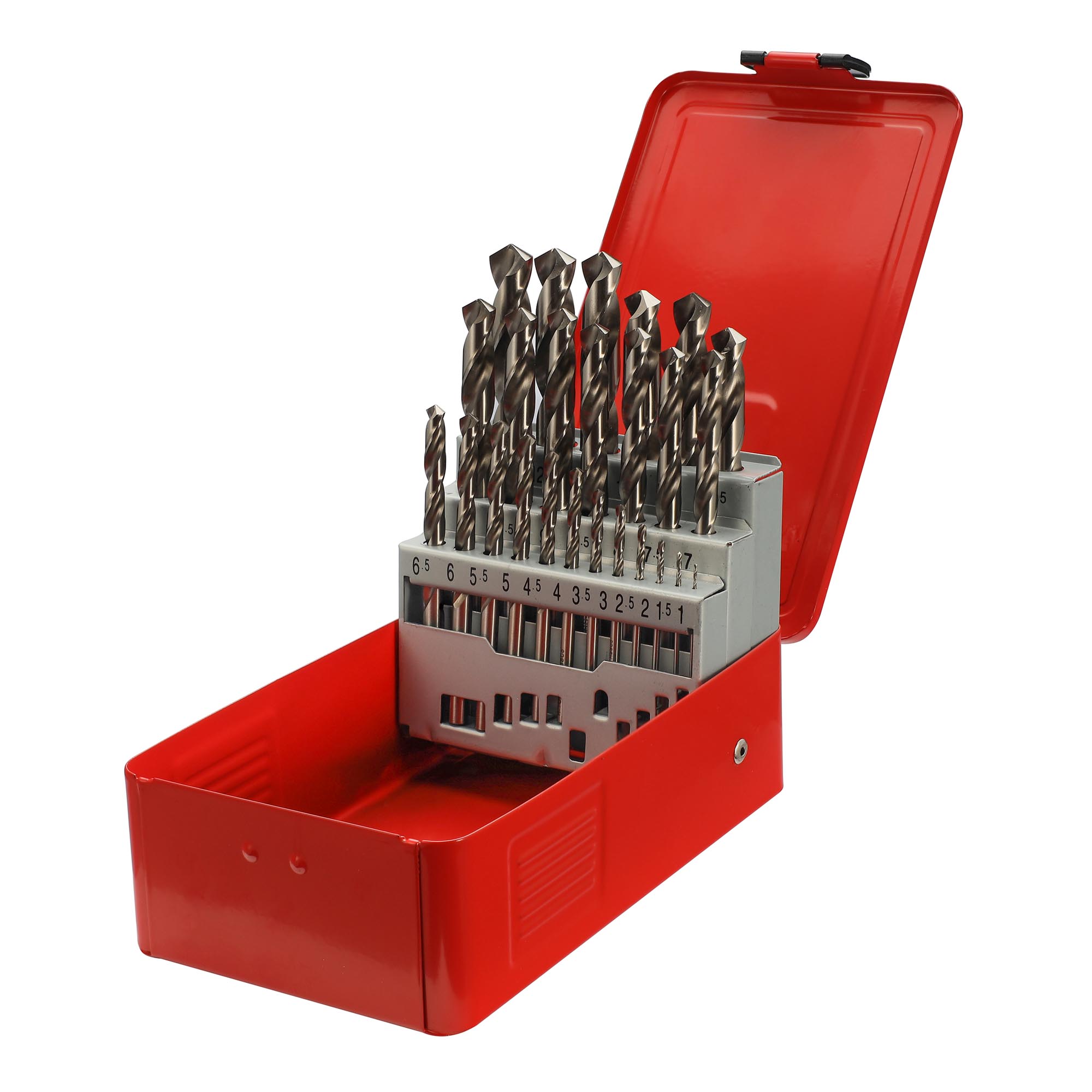 Набор сверл по металлу H-Tools Pro 1-13мм 25шт HSS-G 118° DIN338 214215PRO