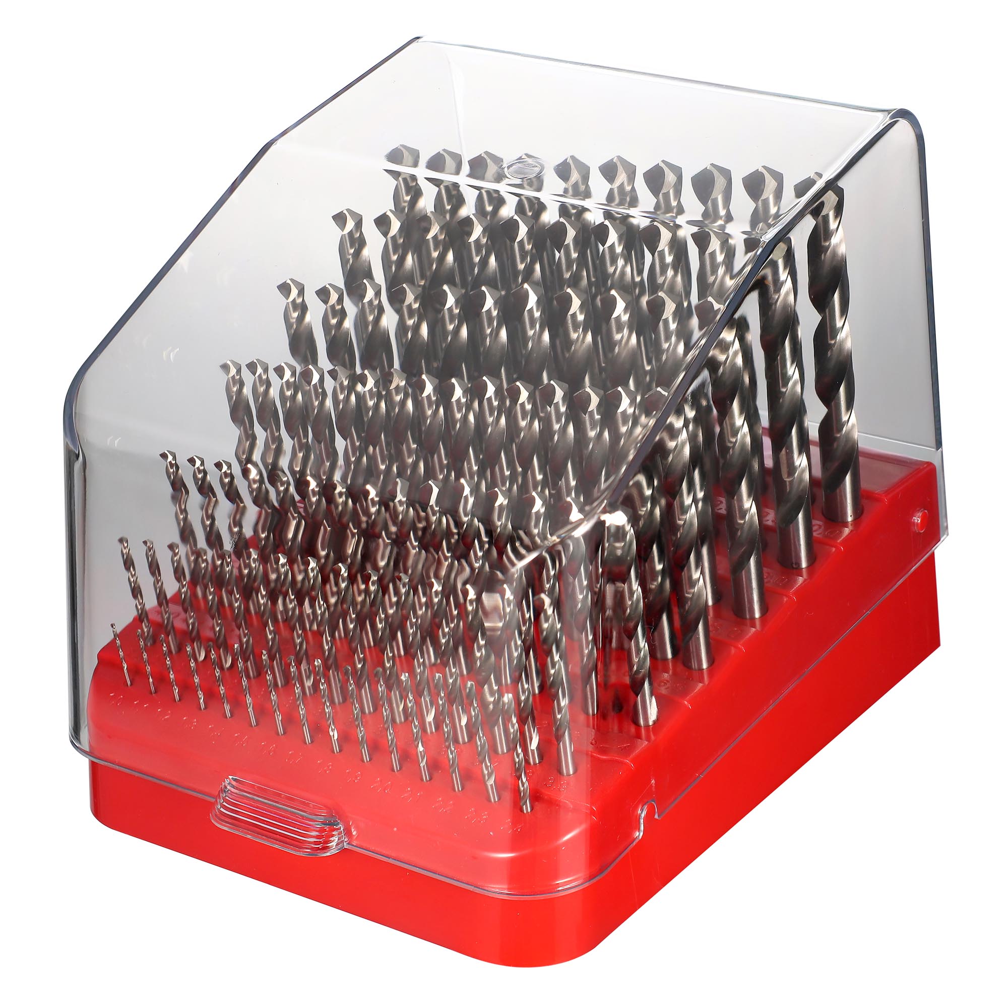 Набор сверл по металлу H-Tools PRO 1-13мм 121шт HSS-G 118° DIN338 214224PRO