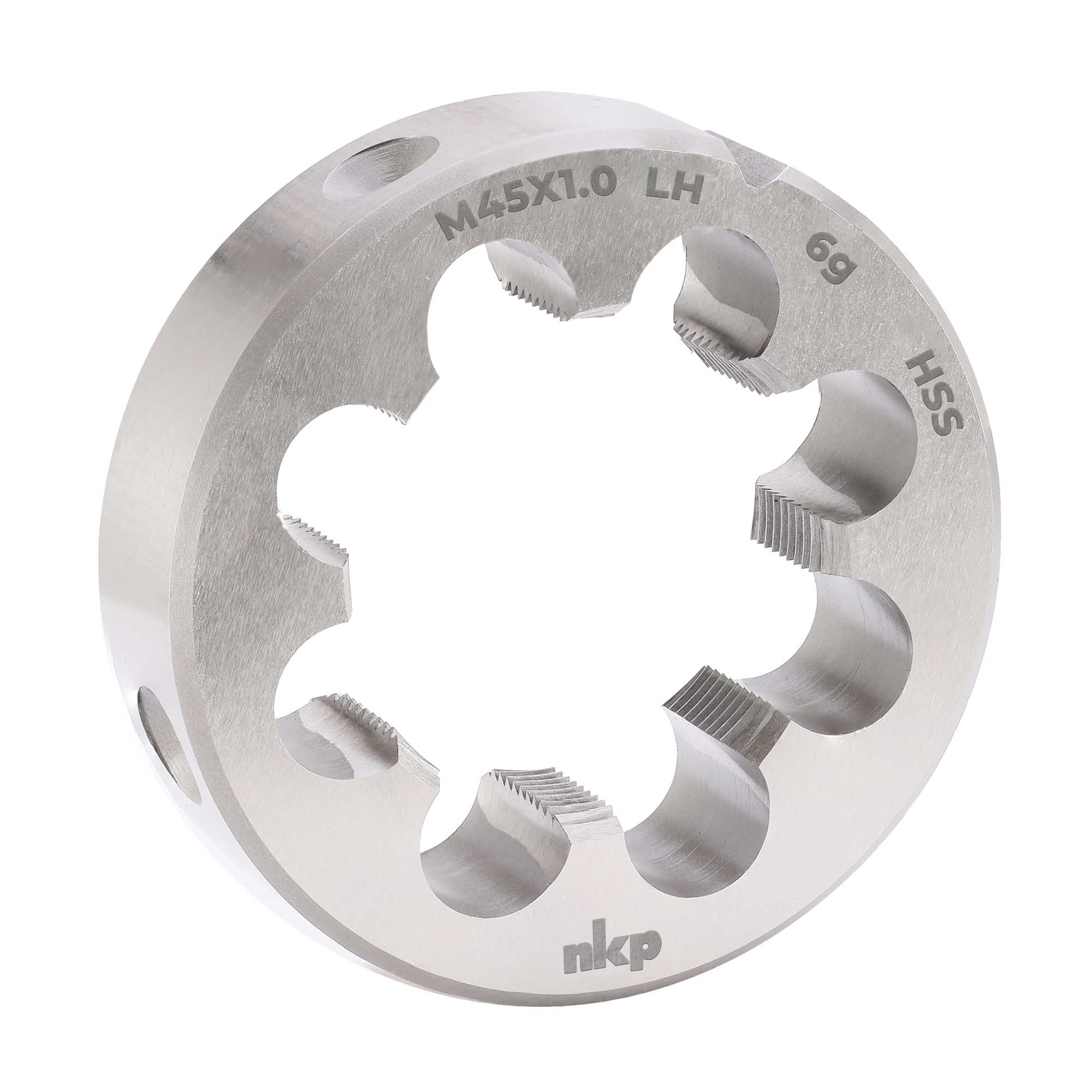 Плашка левая NKP М45х1,0 DINEN22568 HSS 6g 90х22мм 250454N