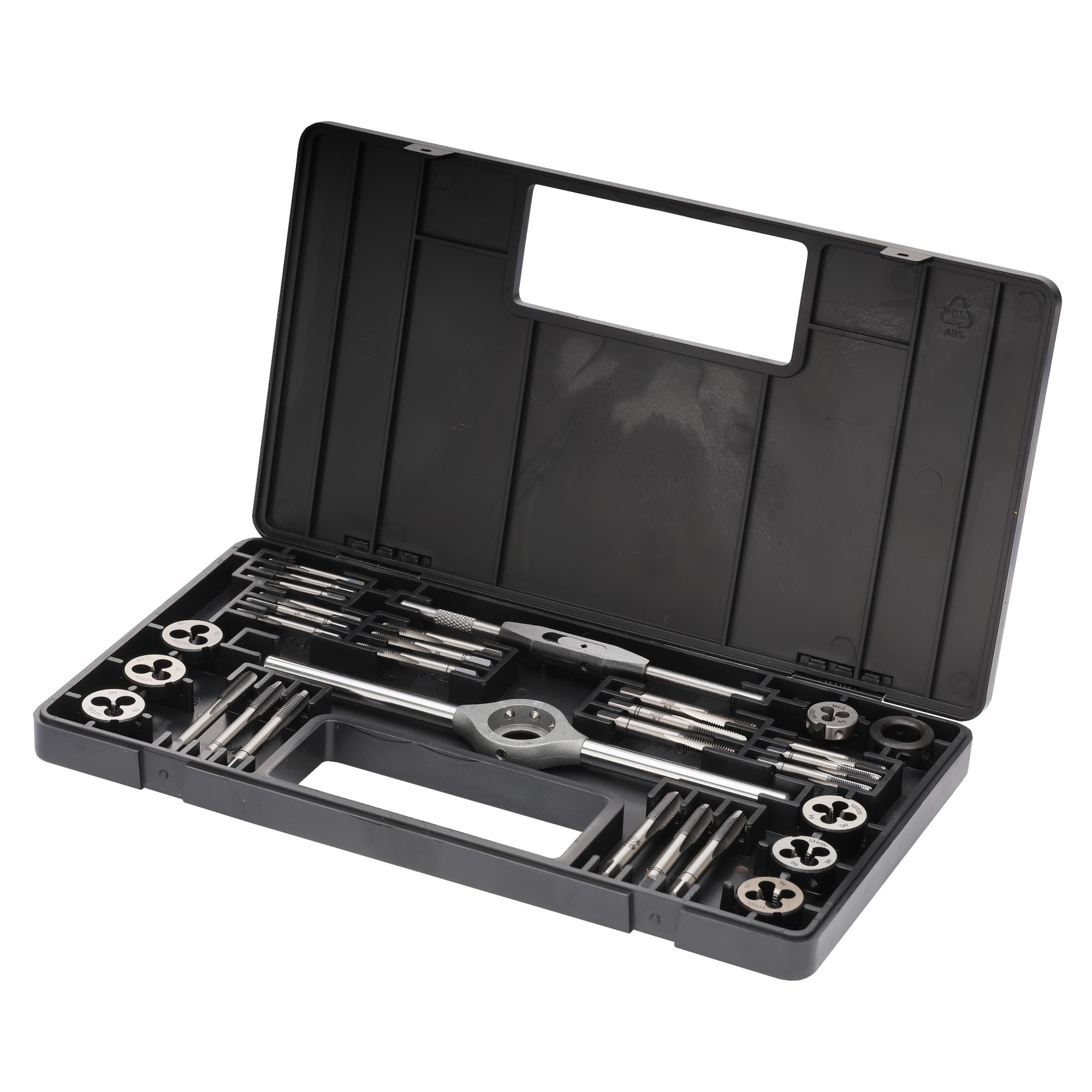 Набор метчиков и плашек Bucovice Tools M2,5-M7 115CrV3 31пр 310070