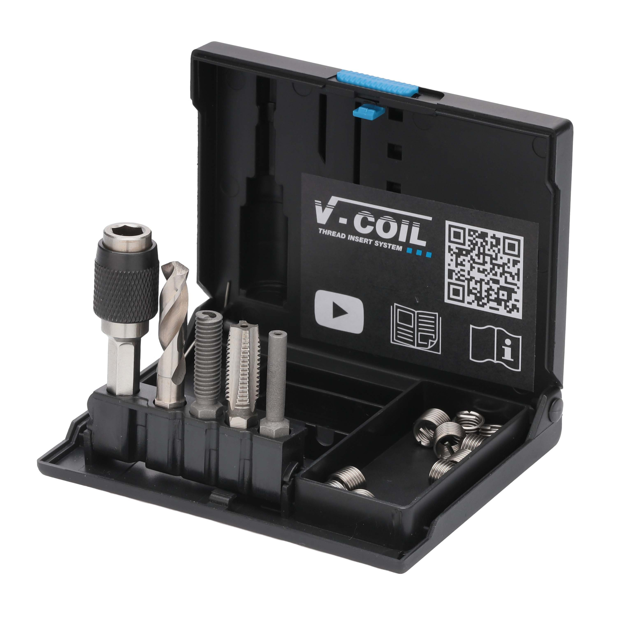 Набор для восстановления резьбы М14х1,5 14пр V-Coil Rapid Volkel 04329