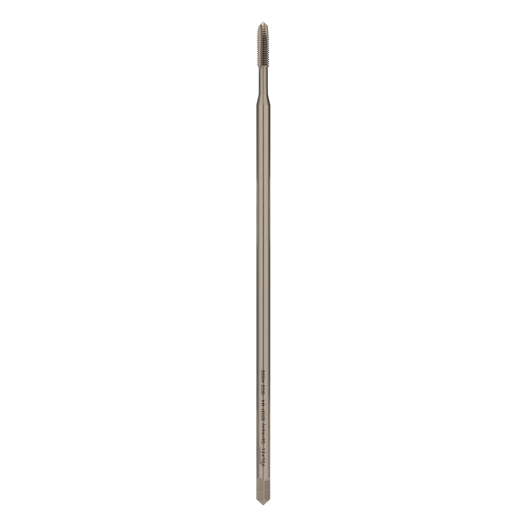 Метчик удлиненный машинный Volkel М4х0,7 DIN371XL 150мм HSSE 6h B/4-5P 32031